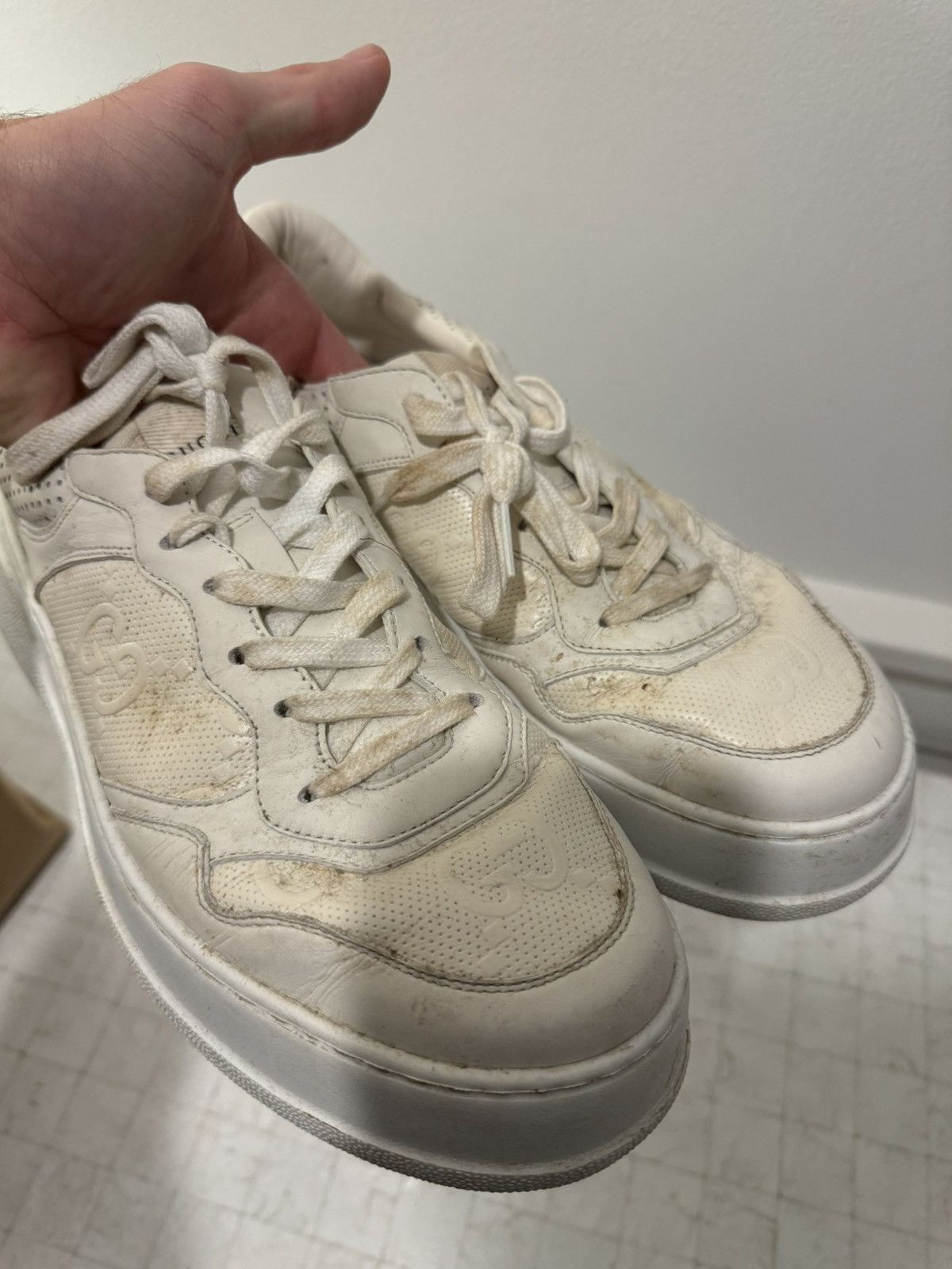 Gucci Gucci GG embossed sneaker Size US 11 / EU 44 - 9 Thumbnail