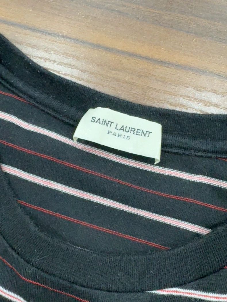 Yves Saint Laurent Saint LaruentStriped short-sleeved T-shirt 2502-Nextarrow Size US S / EU 44-46 / 1 - 5 Thumbnail