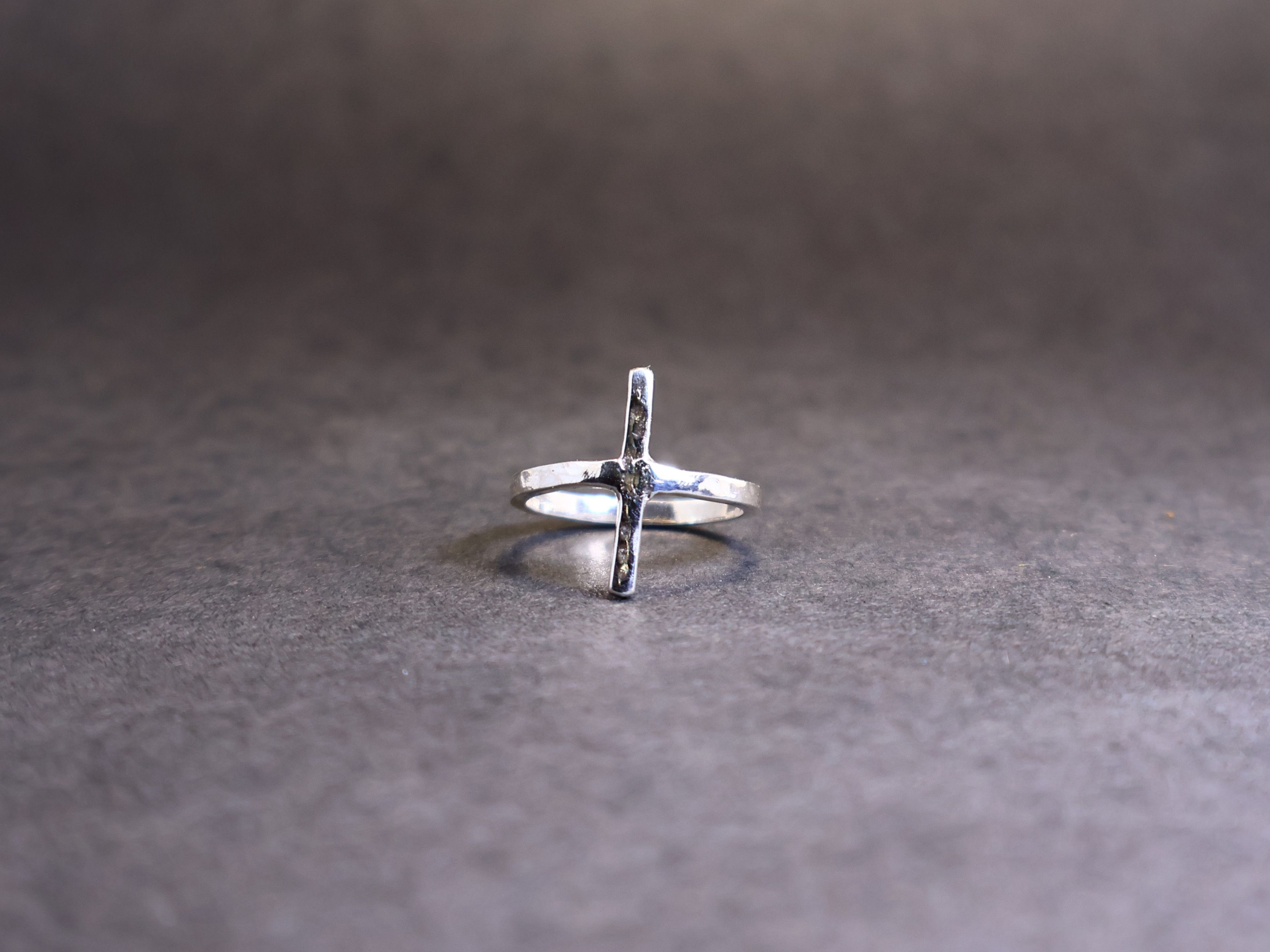 Handmade Cross Ring, 925 Sterling Silver Ring, Handmade Women Ring, Size ONE SIZE - 3 Thumbnail