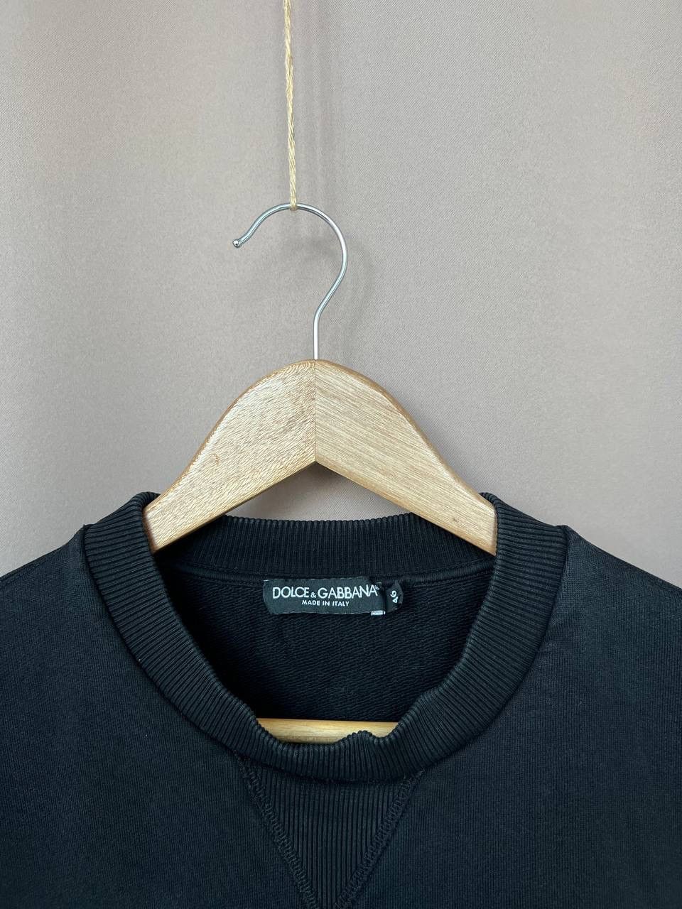 Dolce & Gabbana Dolce Gabbana Sweatshirt With Textured Logo Mens Size 46 M/L Size US M / EU 48-50 / 2 - 10 Thumbnail