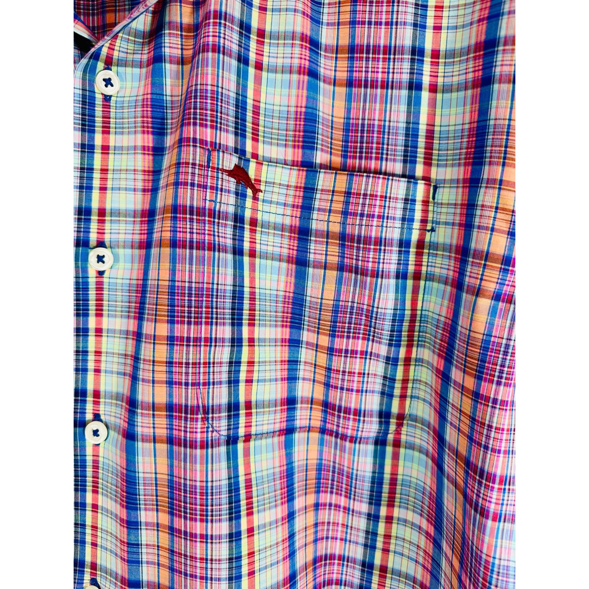 Tommy Bahama Tommy Bahama Sarasota Stretch Multicolor Plaid Long Sleeve B Size US L / EU 52-54 / 3 - 8 Thumbnail