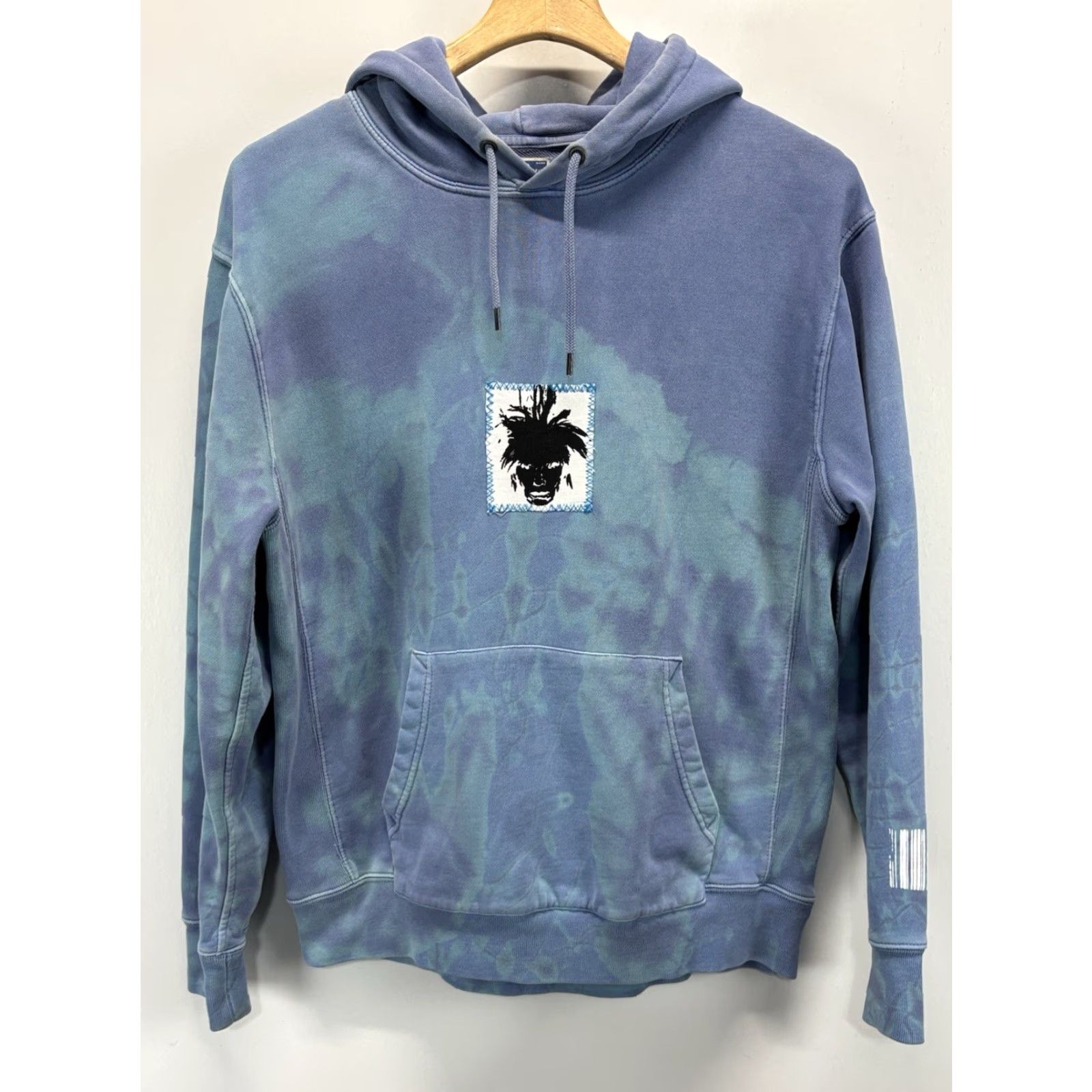Vintage Sukoya Hoodie J. Crew Reverse Weave Men M Blue Dyed Patchwork Asian Custom Pullover Reversible Tie Dye Streetwear Shirt? Size US M / EU 48-50 / 2 - 2 Thumbnail