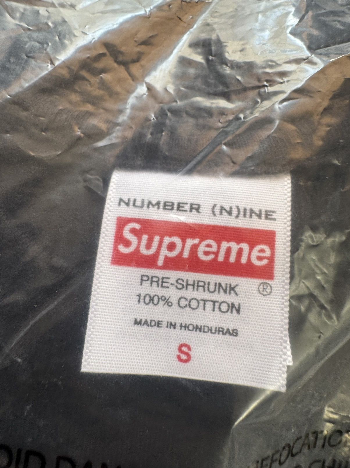 Number (N)ine × Supreme Supreme Number (N)ine Shut Up Tee Black Size US S / EU 44-46 / 1 - 5 Thumbnail