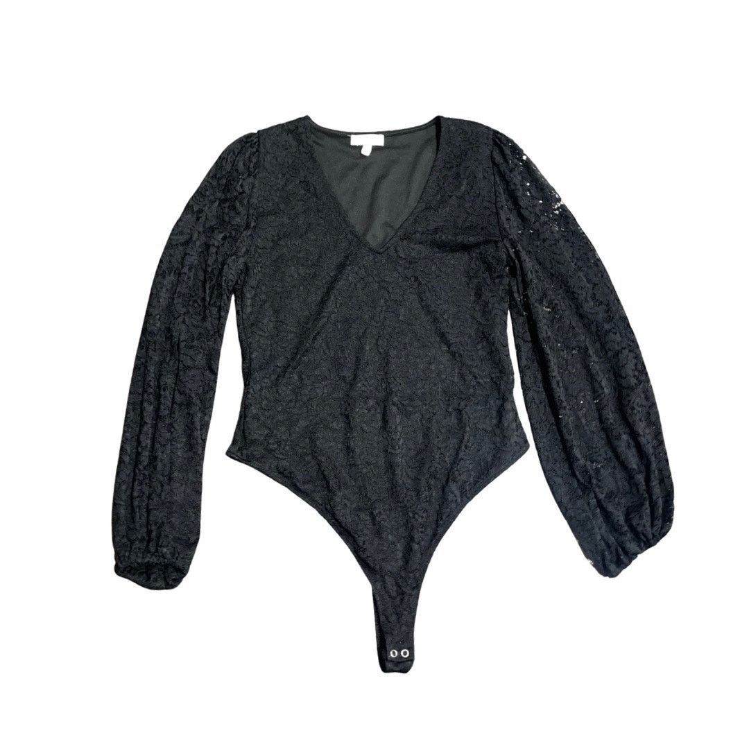 Other Sofia Jeans By Sofia Vergara Lace Bodysuit Blouson Sleeves L Size L / US 10 / IT 46 - 1 Thumbnail