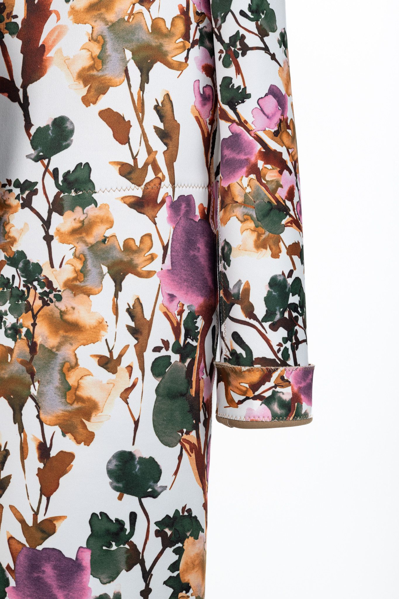 Marie Saint Pierre Marie Saint Pierre Redzepi Fall-Print Floral Neoprene Jacket Size L / US 10 / IT 46 - 6 Thumbnail