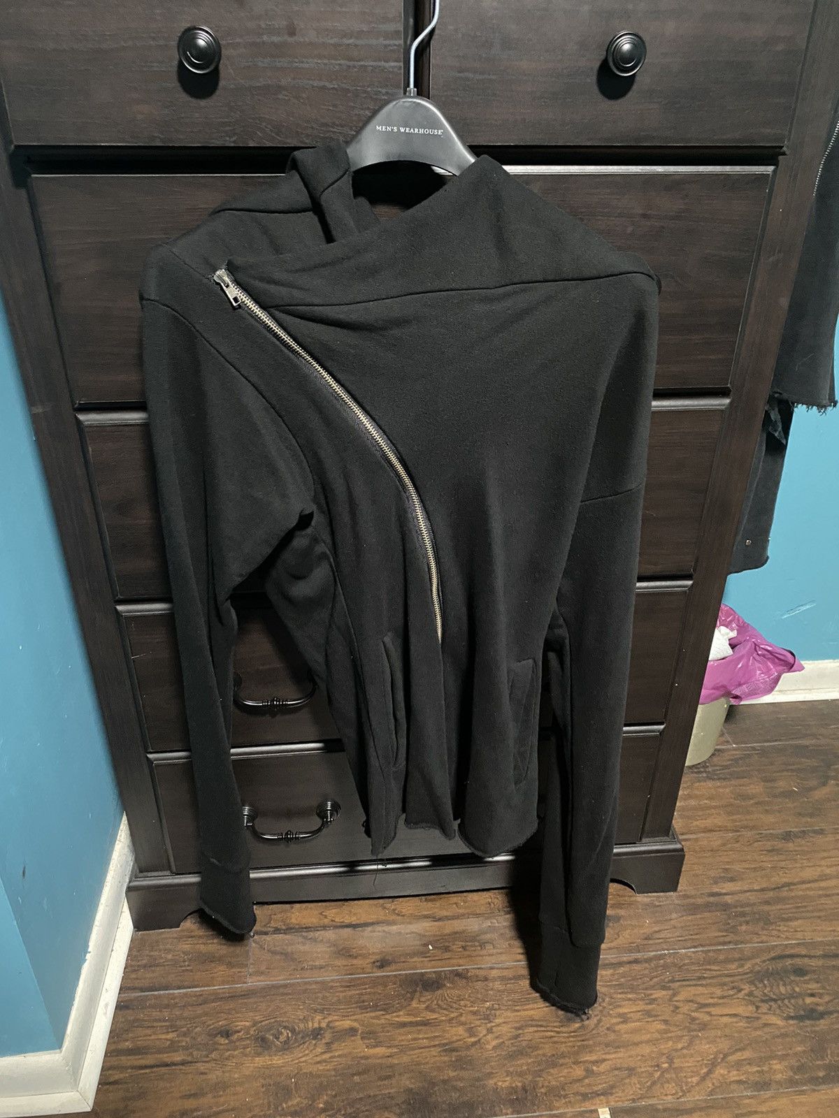 Japanese Brand Tasso Asymmetrical zip hoodie Size US S / EU 44-46 / 1 - 2 Thumbnail