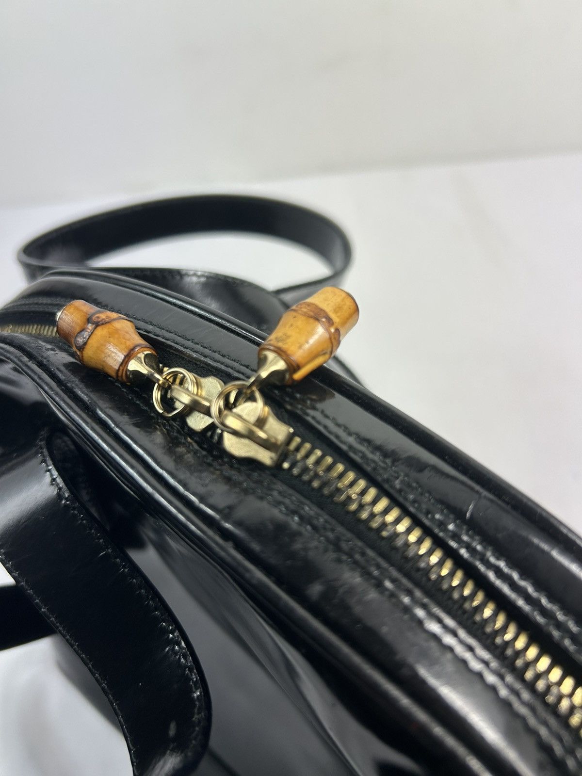 Gucci Gucci Black Leather Shoulder Bag Size ONE SIZE - 7 Thumbnail