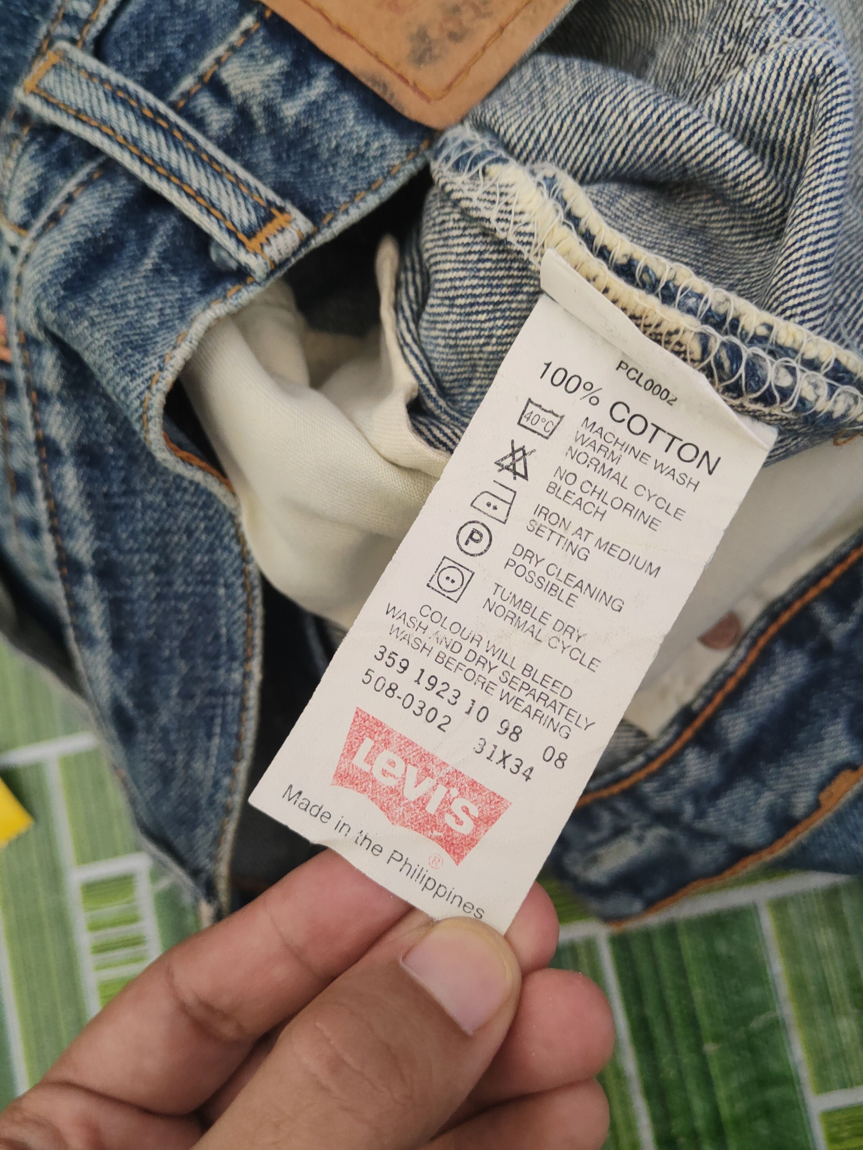 Levi's Levi's Blue Distressed Ripped Jeans #S2815 Size US 30 / EU 46 - 15 Thumbnail