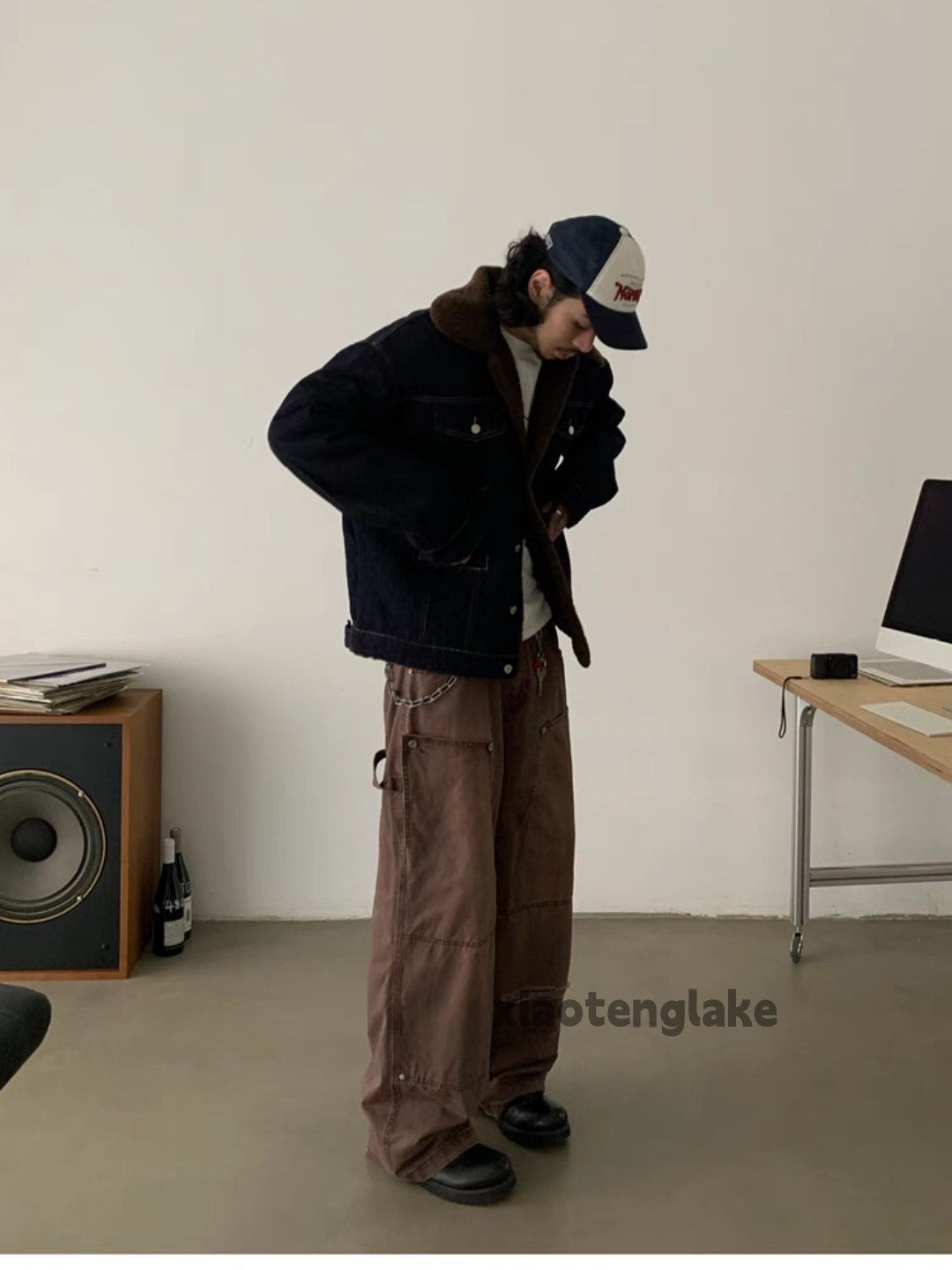 Jean × Vintage Washed faded cleanfit skate hiphop cargo carpenter jeans Size US 33 - 3 Thumbnail