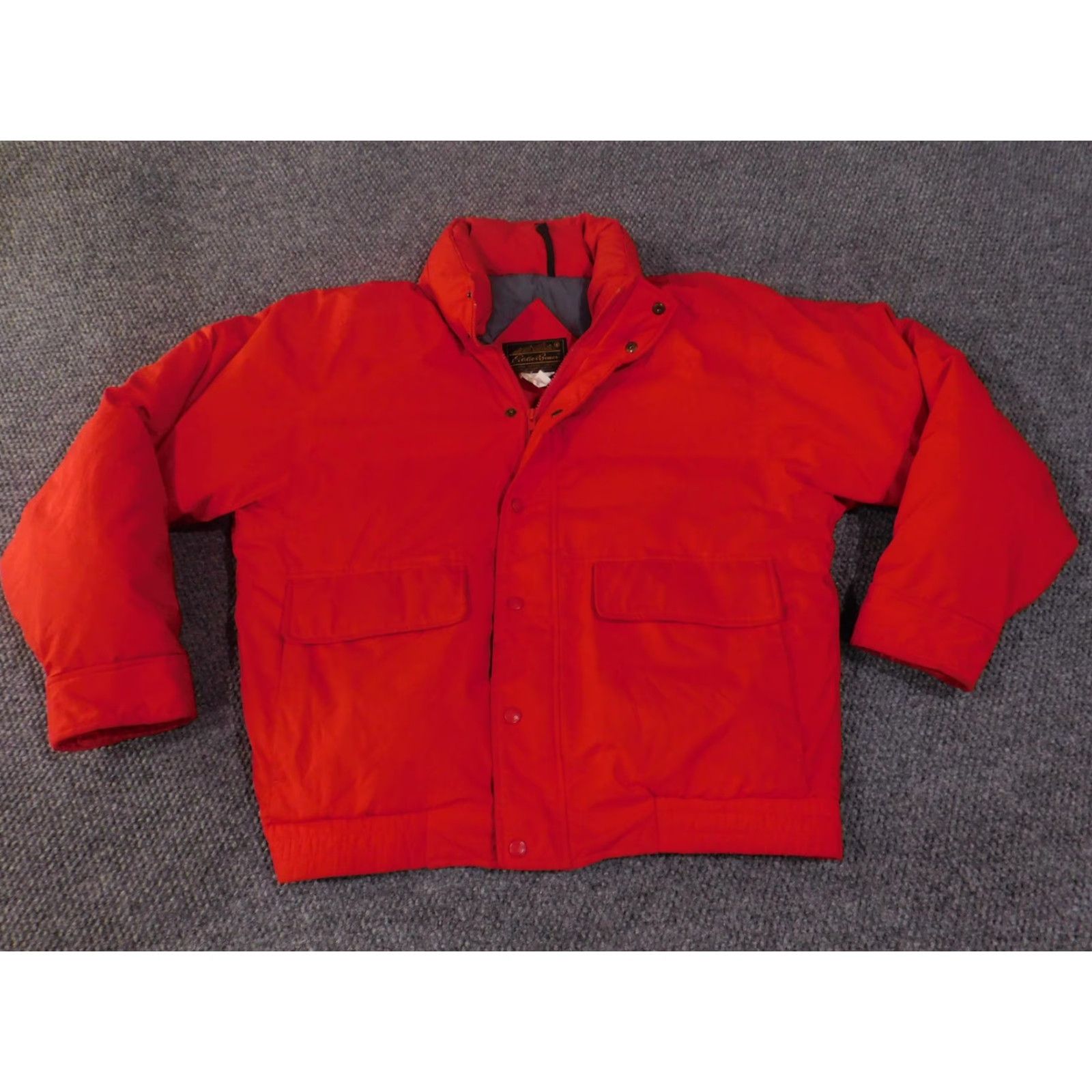 Eddie Bauer Eddie Bauer Jacket Mens Large Red Gore-Tex Goose Down Hooded Insulated Puffer Size US L / EU 52-54 / 3 - 4 Thumbnail
