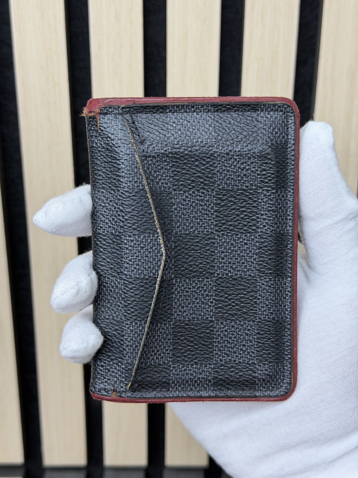 Louis Vuitton Louis Vuitton Bordeaux Damier Graphite Canvas Pocket Size ONE SIZE - 9 Thumbnail