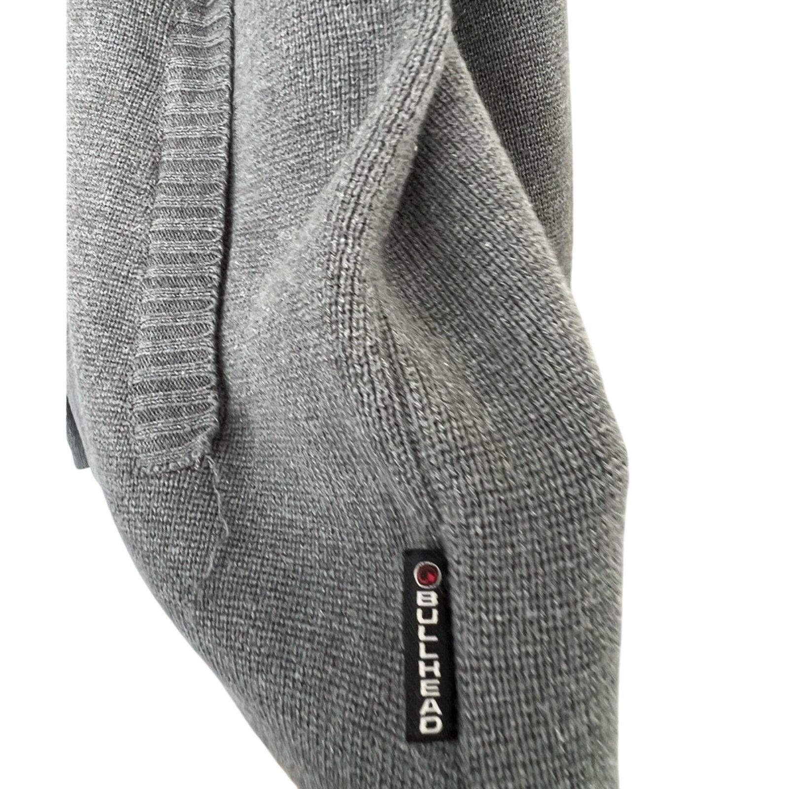 Bullhead Denim Co. Vintage Bullhead Acrylic Cotton Zip Sweater Striped CLEAN Size US L / EU 52-54 / 3 - 4 Thumbnail