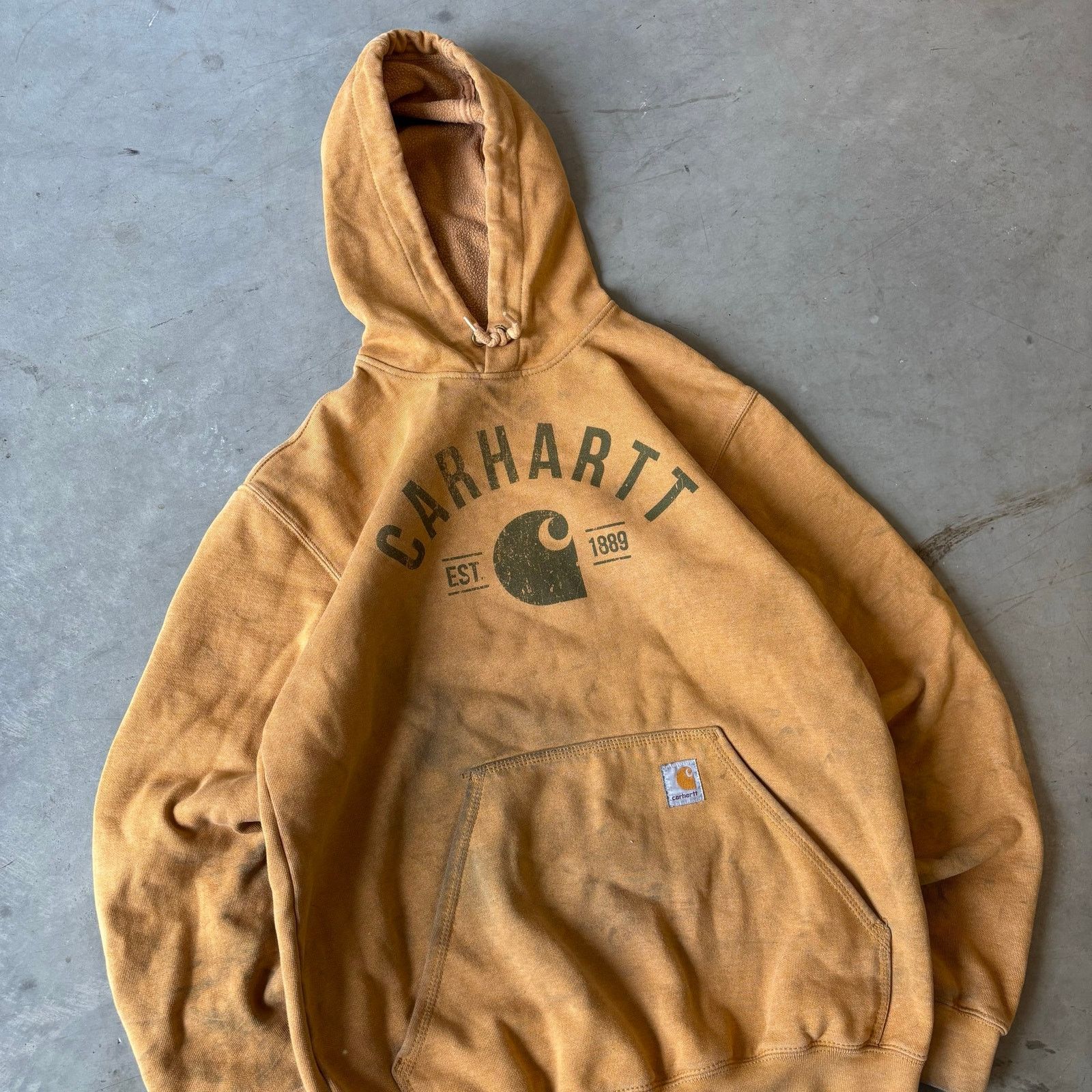 Carhartt y2k earthtone carhartt hoodie Size US S / EU 44-46 / 1 - 2 Thumbnail