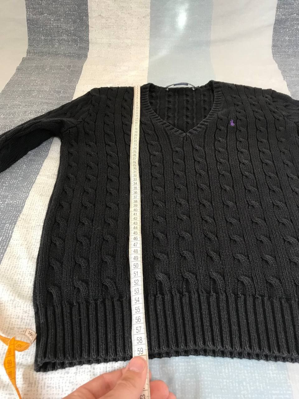 Ralph Lauren Sport 🔥 Polo Ralph Lauren Sport Vintage Cable Knit Sweater Logo Size L / US 10 / IT 46 - 8 Thumbnail