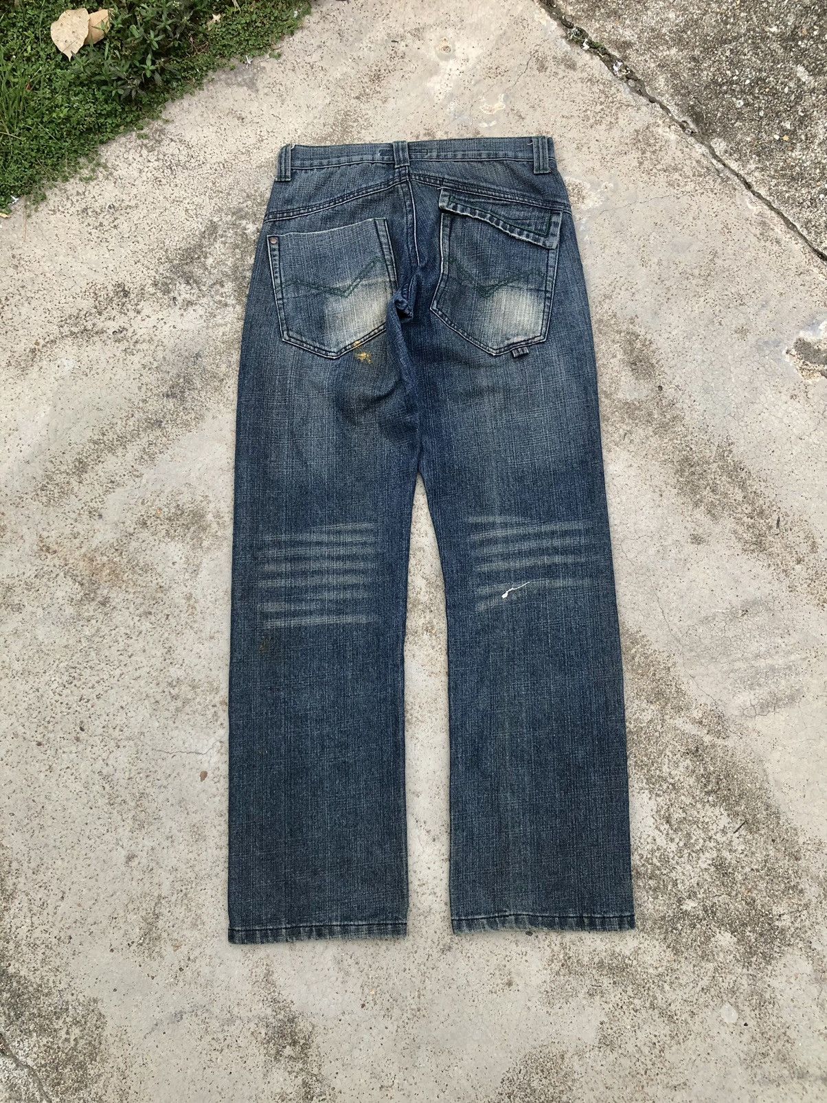 Japanese Brand RECONSTRUCTED DENIM BY CHOUX HOUSE JEANS Size US 30 / EU 46 - 5 Thumbnail