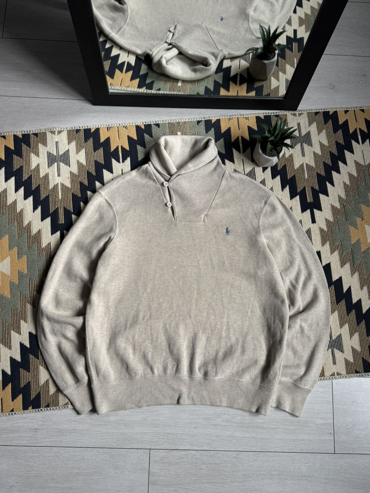 Polo Ralph Lauren Vintage Polo Ralph Lauren 1/3 Sweater Size US L / EU 52-54 / 3 - 1 Thumbnail