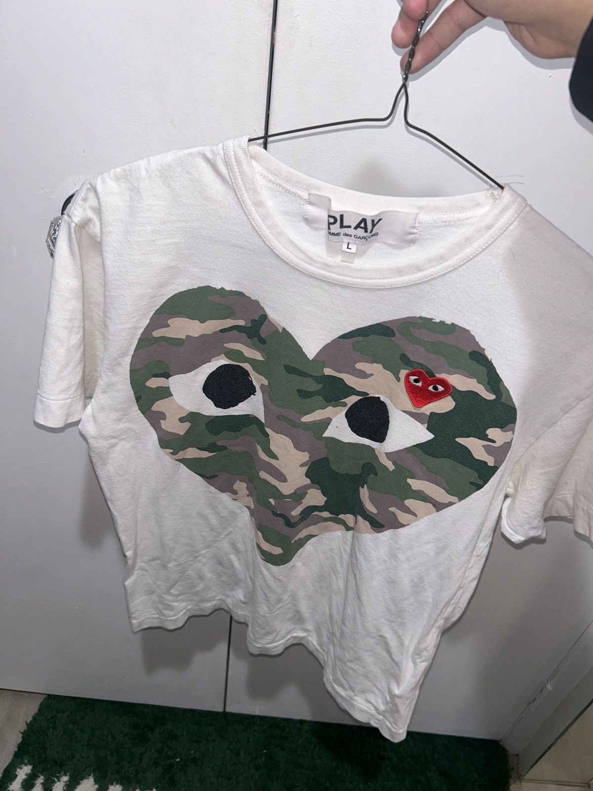 Comme des Garcons Cdg Tshirt White Size Large Size US L / EU 52-54 / 3 - 1 Thumbnail