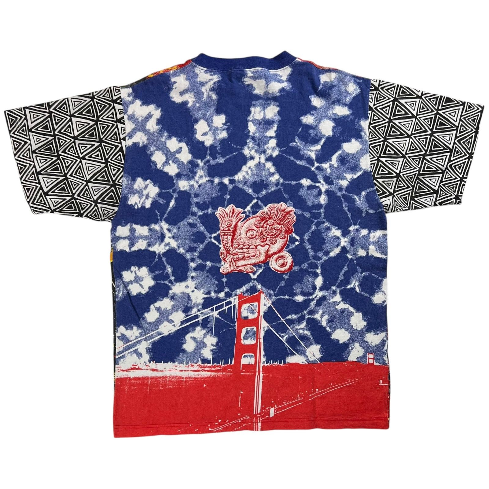 Band Tees × Grateful Dead × Vintage Vintage 90s Jerry Garcia Heaven Smiles Michael Rios AOP tee Size US XL / EU 56 / 4 - 7 Thumbnail