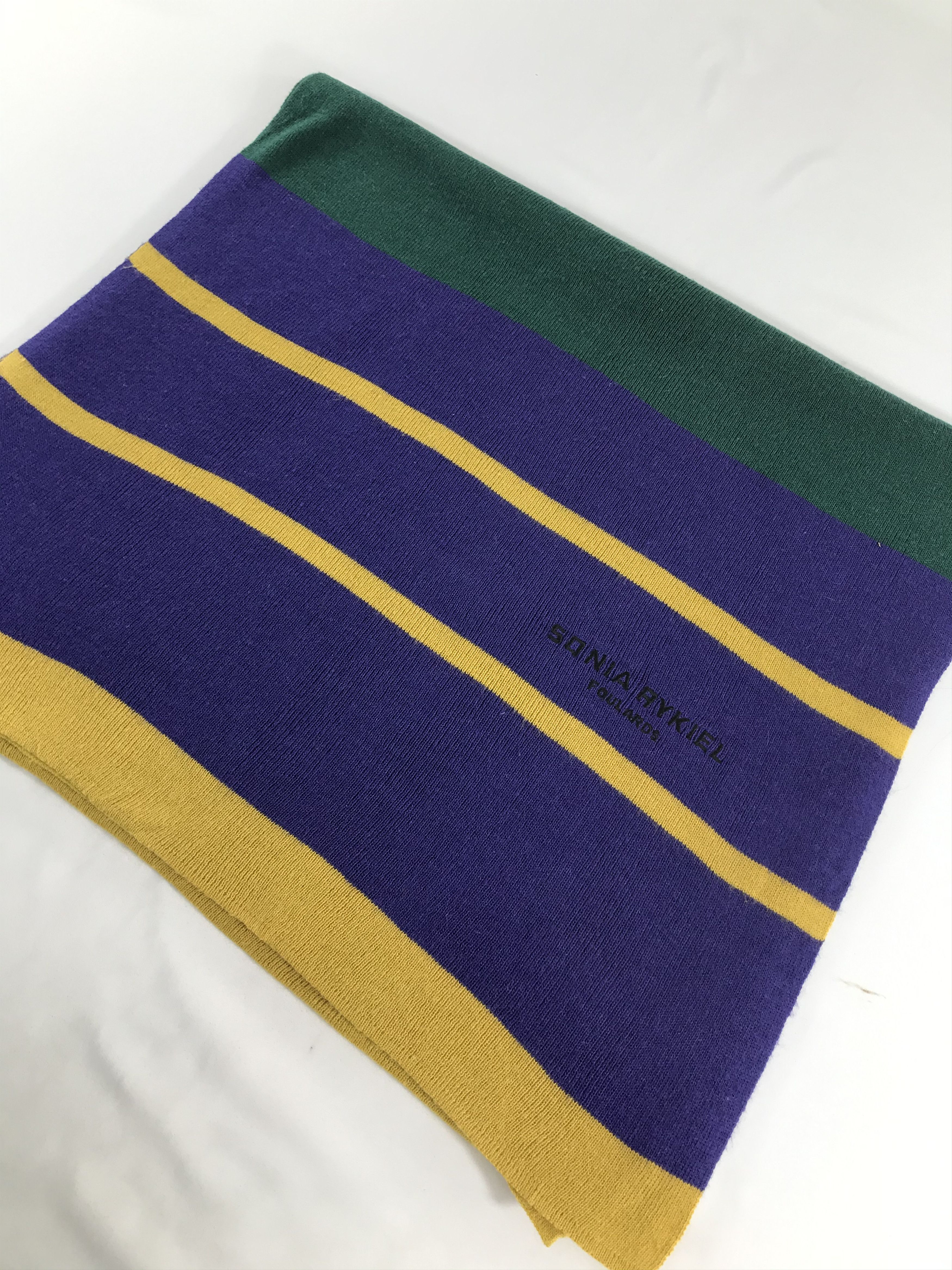 Sonia Rykiel Sonia Rykiel Wool Scarf Muffler Neck Warmer V393 Size ONE SIZE - 3 Thumbnail