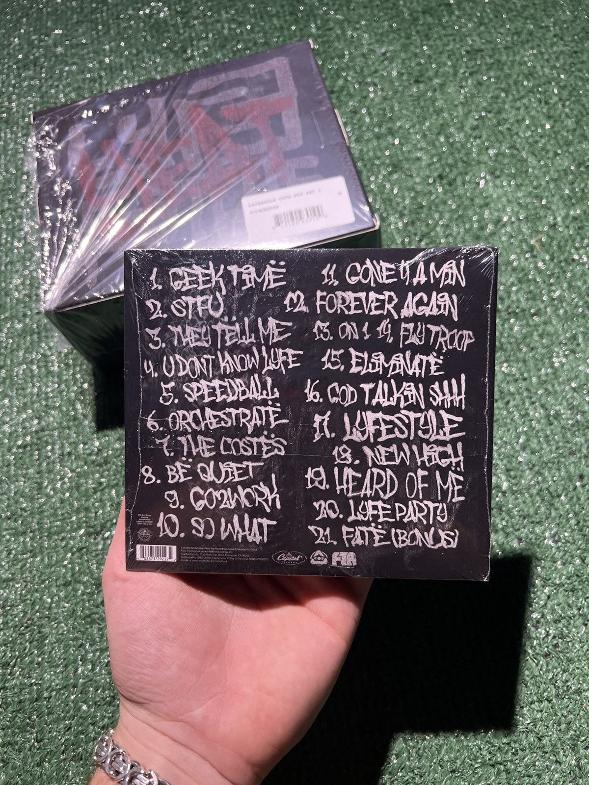 Cactus Plant Flea Market × Yeat Lyfestyle cpfm box set 1 black 