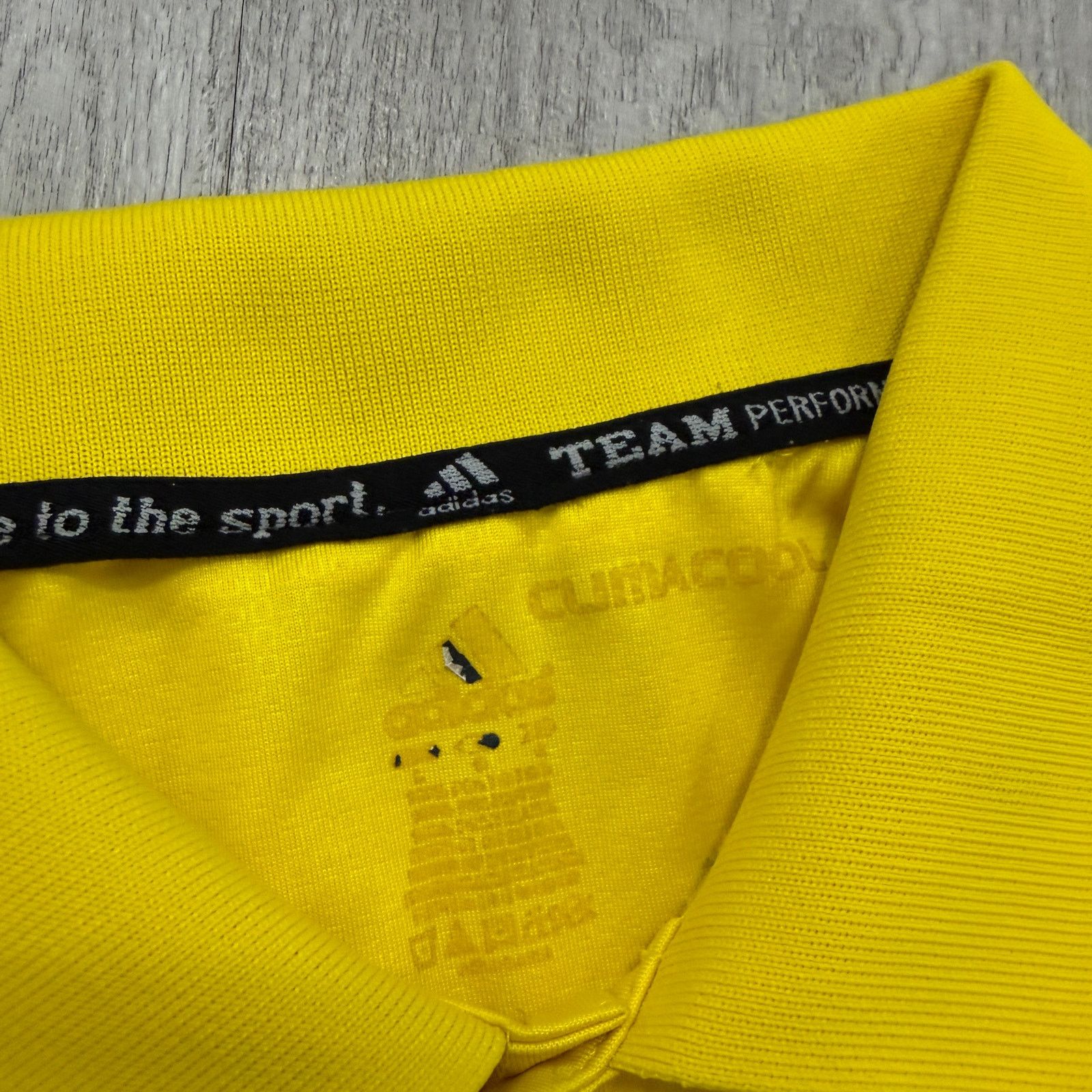 Adidas Adidas Michigan Wolverines Polo Shirt Men's Large Yellow Size US L / EU 52-54 / 3 - 4 Thumbnail