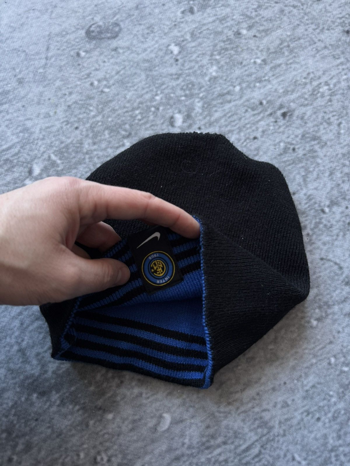 Nike × Vintage 😱Nike two sided football hat beanie 00s Size ONE SIZE - 3 Thumbnail