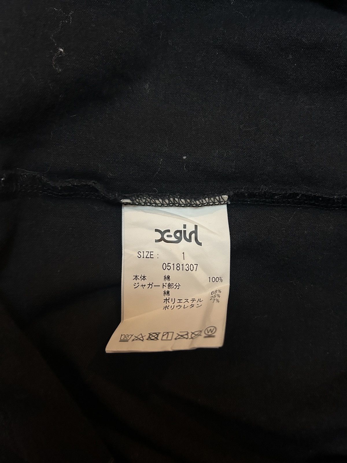 Vintage × X-Girl Collar Logo Pocket T-Shirt Size S / US 4 / IT 40 - 7 Thumbnail