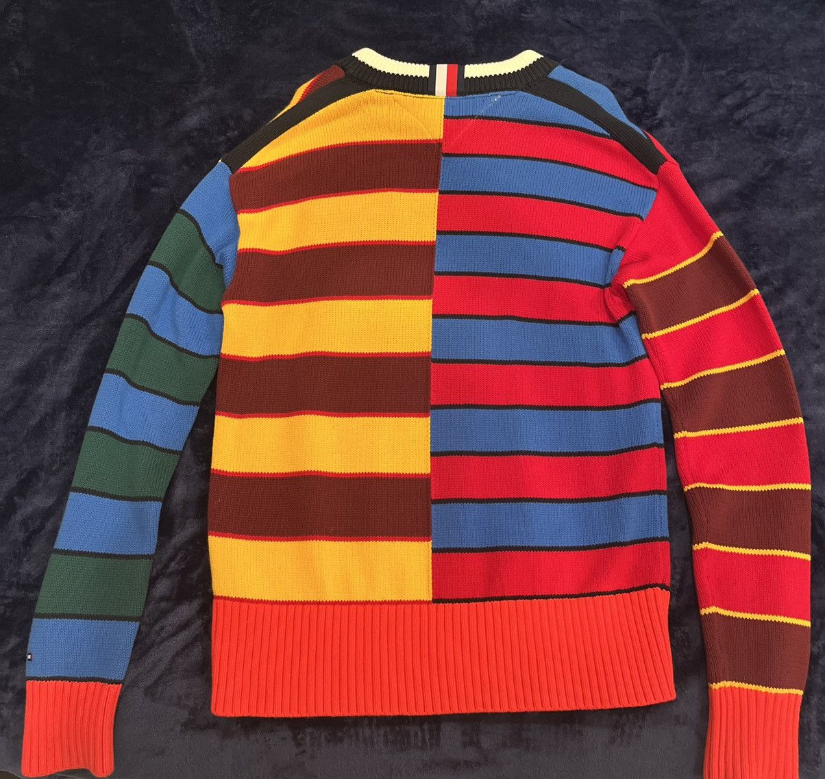 Tommy Hilfiger × Vintage Vintage Tommy Hilfiger ‘Cable Knitted Sweater’ Size US M / EU 48-50 / 2 - 2 Thumbnail