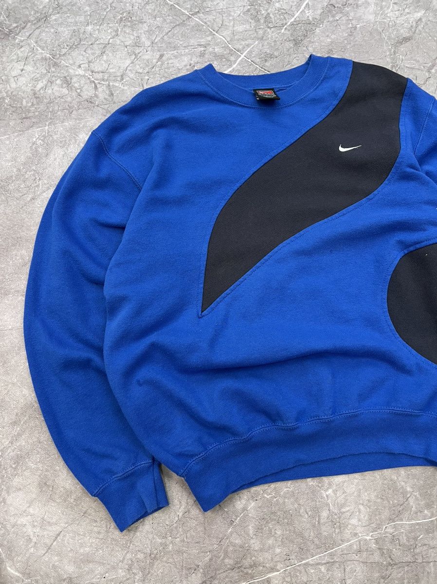 Nike × Vintage SALE Custom Reworked Nike Sweatshirt Crewneck Y2K Streetwear Size US M / EU 48-50 / 2 - 2 Thumbnail