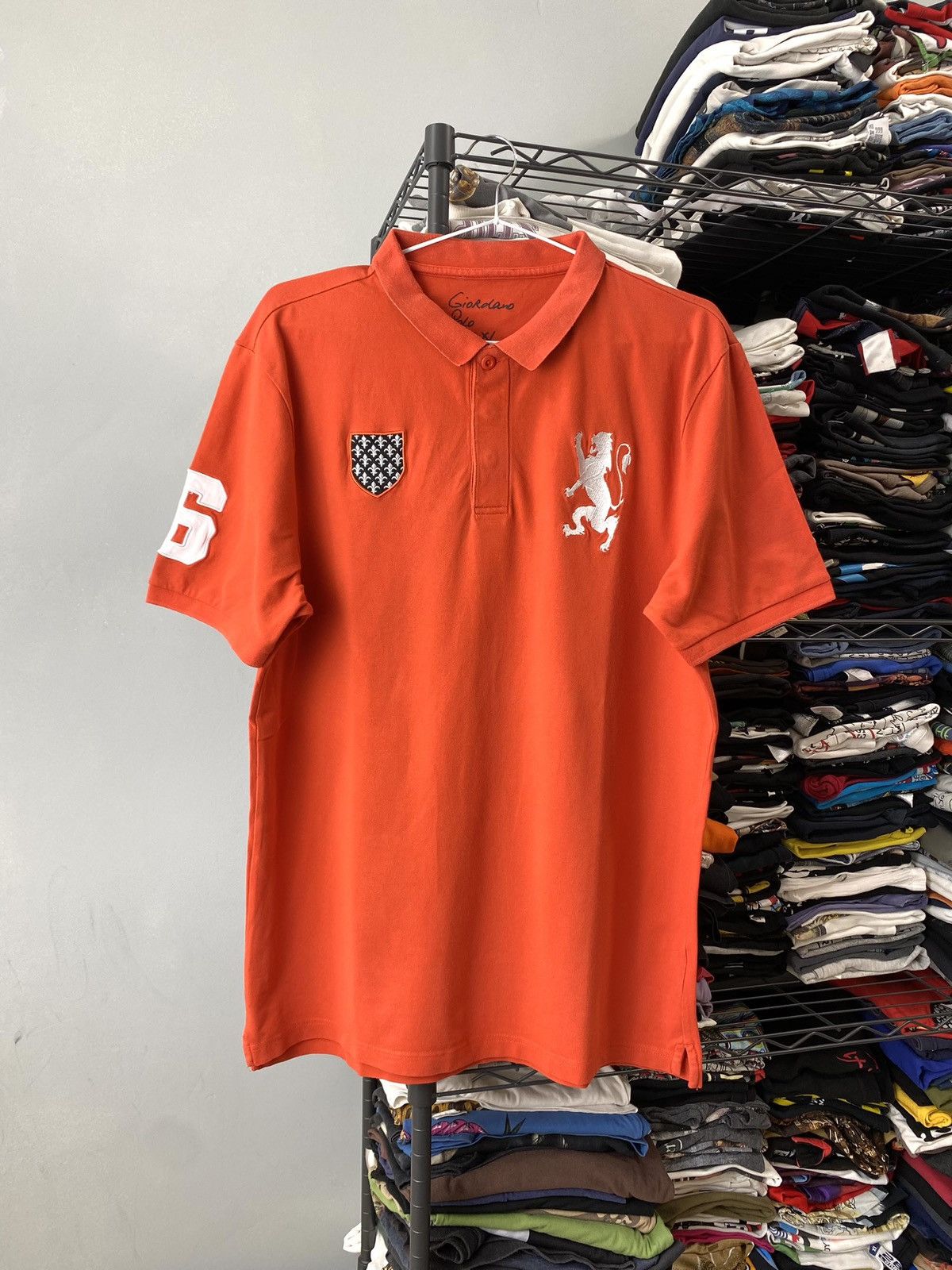 Giordano Giorado Luxury Polo Shirt Tee Ralph Lauren Style Size US XL / EU 56 / 4 - 1 Thumbnail