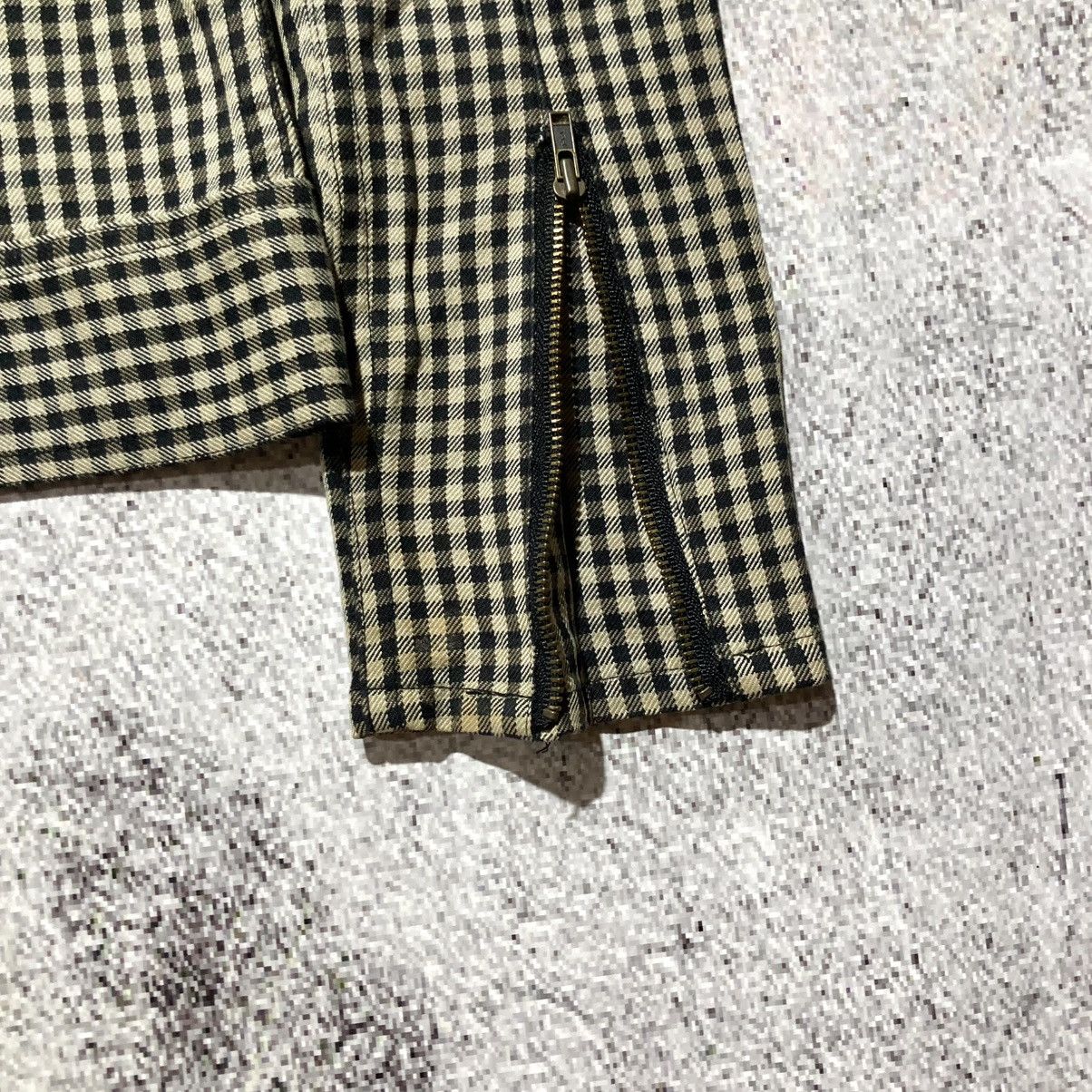 20471120 2000s Ehypenworld Gallery Asymastrical Bikers Jacket Plaid Size US XS / EU 42 / 0 - 18 Thumbnail
