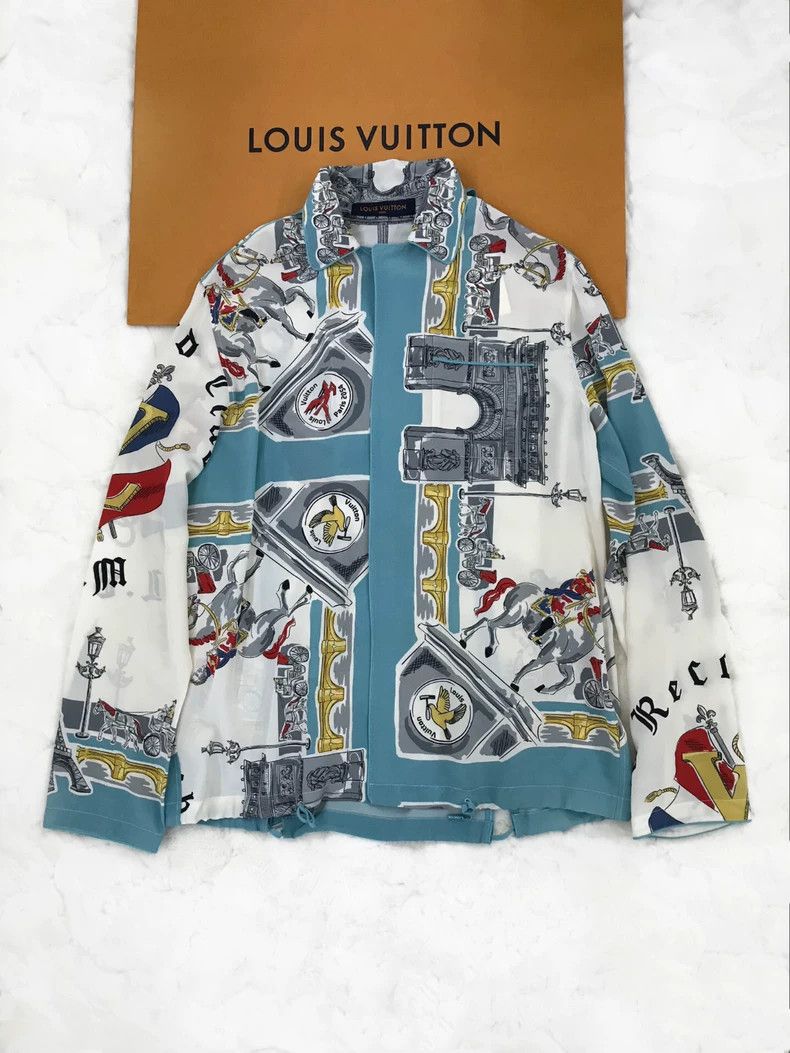 Louis Vuitton Louis Vuitton Runway Silk Shirt - dmc Size US XS / EU 42 / 0 - 1 Thumbnail