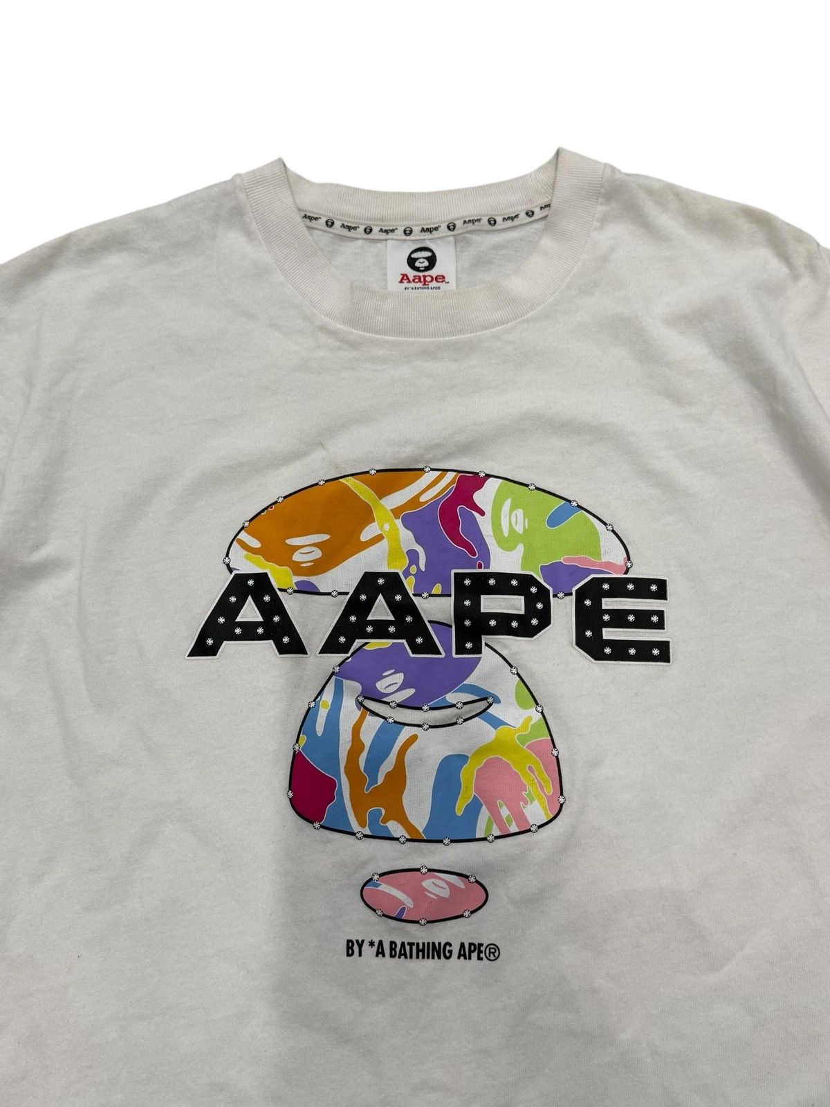 Aape Bape aape multi colored graphic t shirt Size US M / EU 48-50 / 2 - 5 Thumbnail