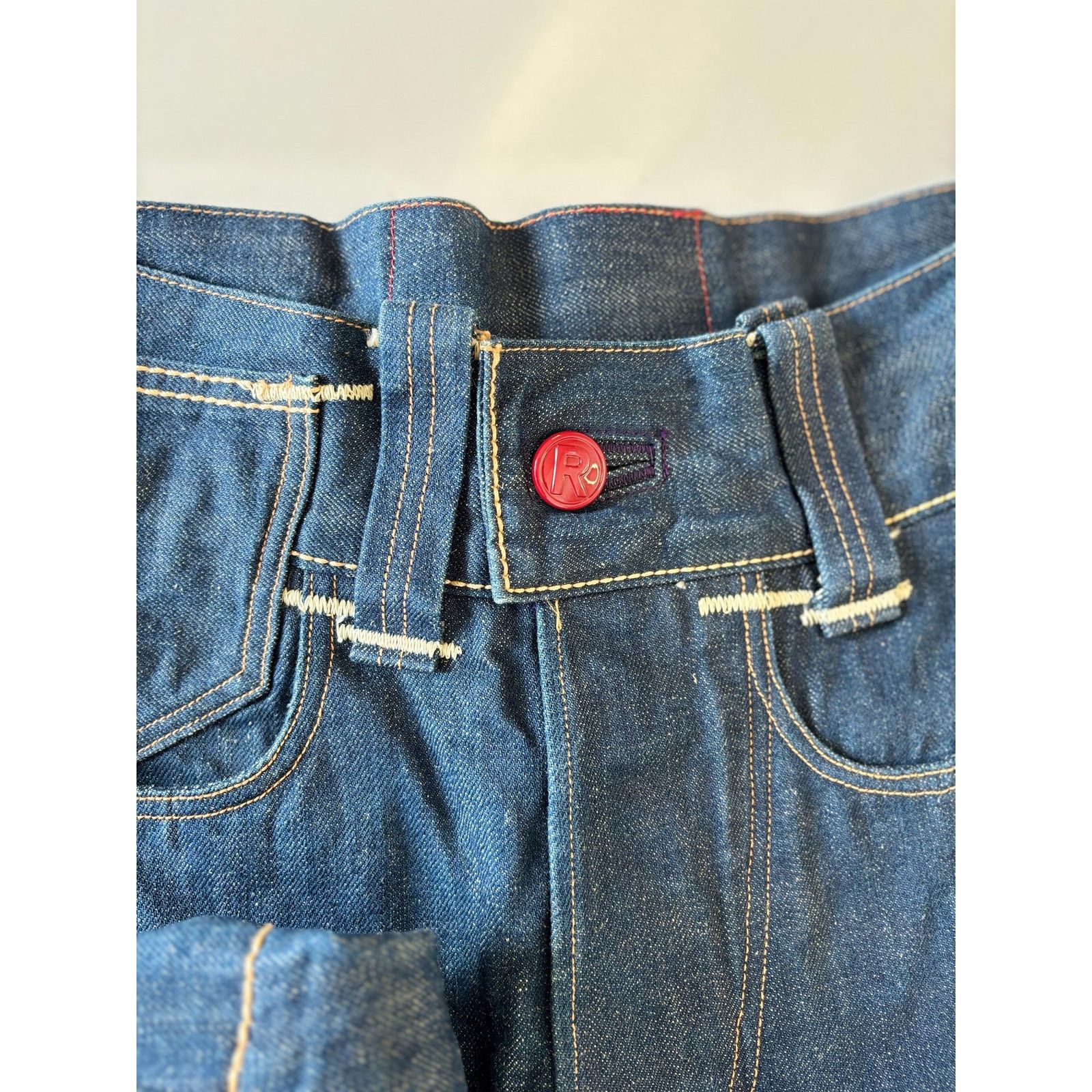 Levi's Levi’s RED Harem Jeans Y2K Selvedge Drop Crotch Pants Size US 30 / EU 46 - 7 Thumbnail