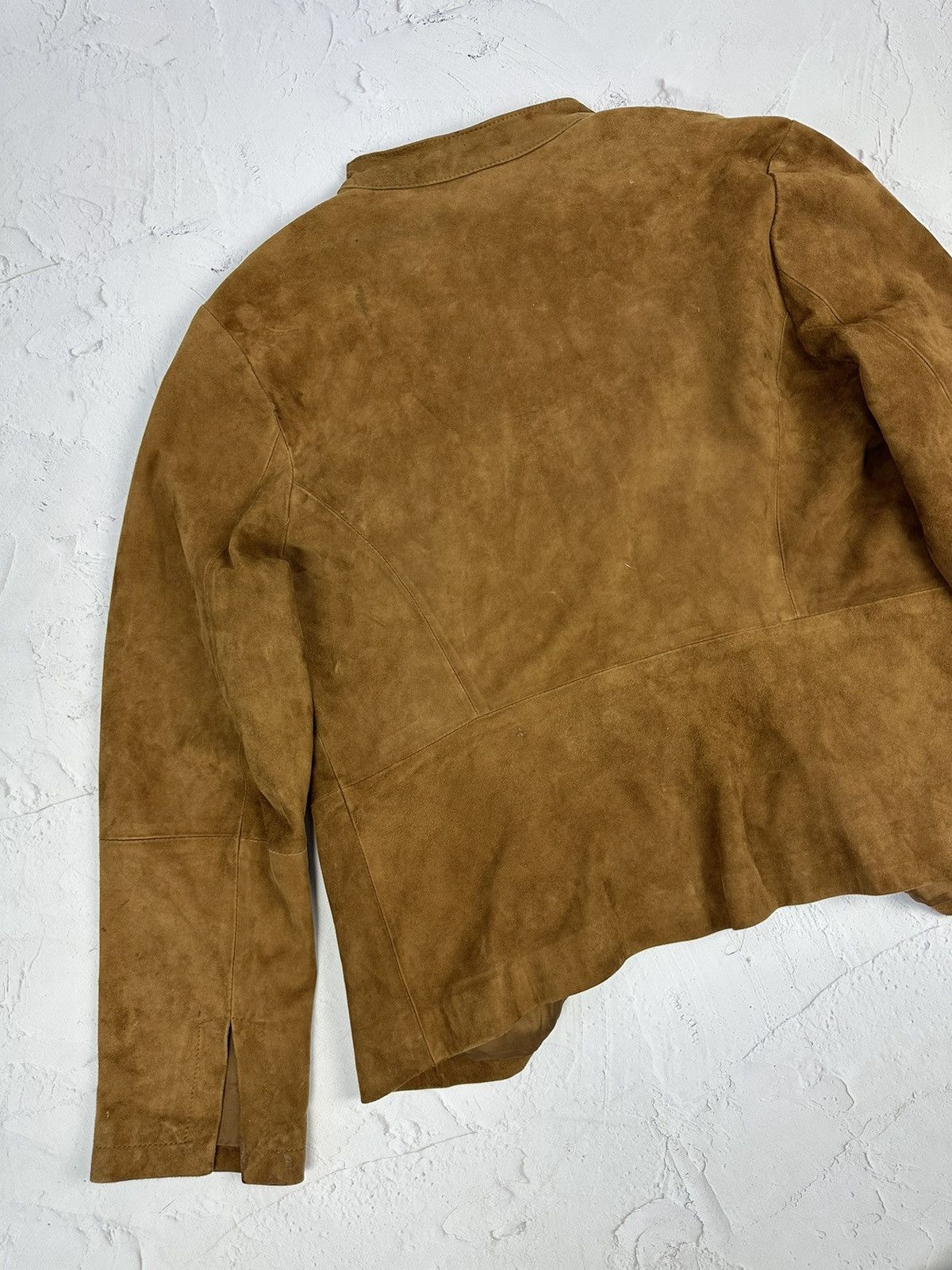 If Six Was Nine Vintage Brown Suede Jacket Size XL / US 12-14 / IT 48-50 - 13 Thumbnail