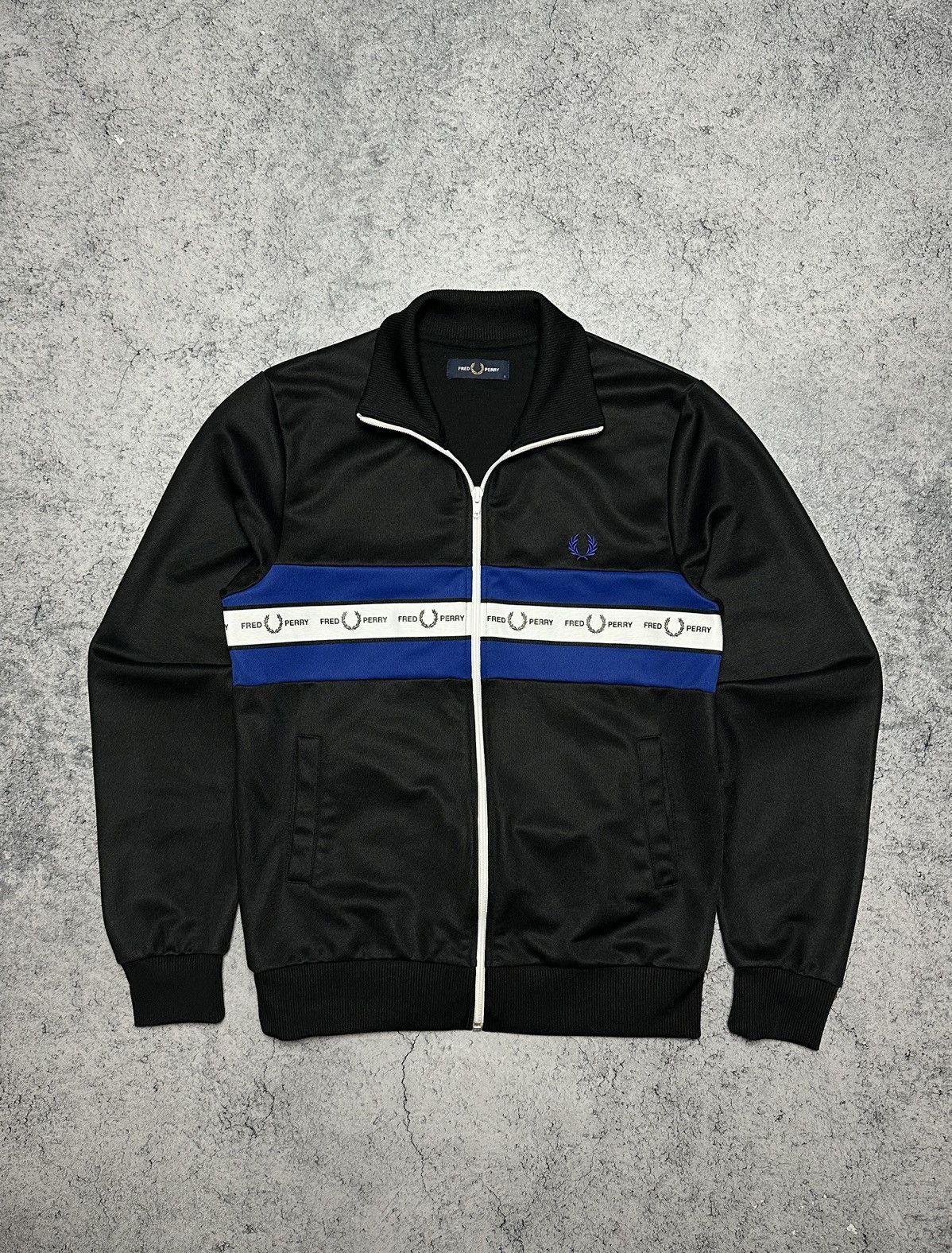 Fred Perry Vintage Fred Perry Zip Track Jacket Size US S / EU 44-46 / 1 - 1 Thumbnail