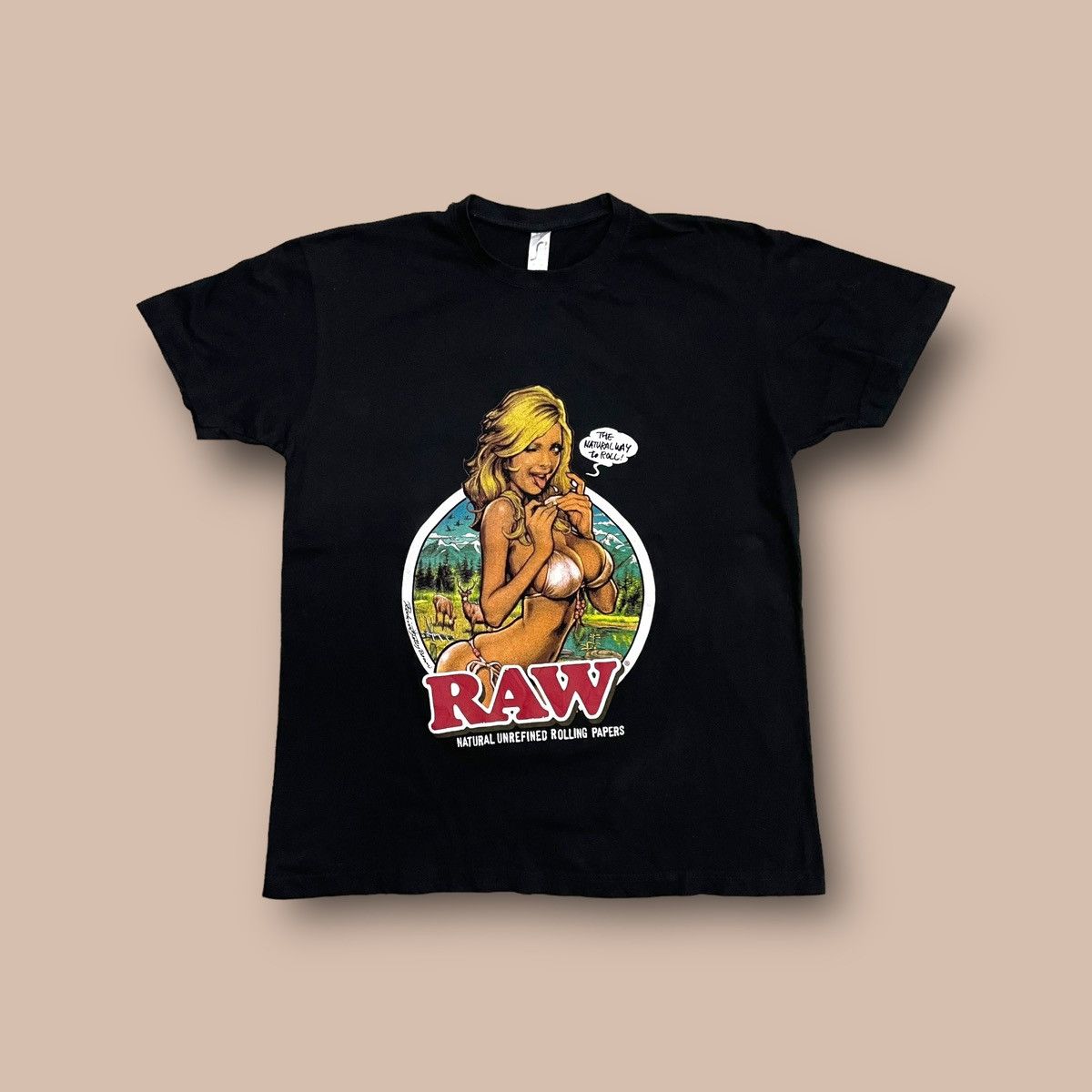 Hypebeast RAW X Rockin Jelly Bean "RAW Girl" Tee Size US S / EU 44-46 / 1 - 1 Thumbnail