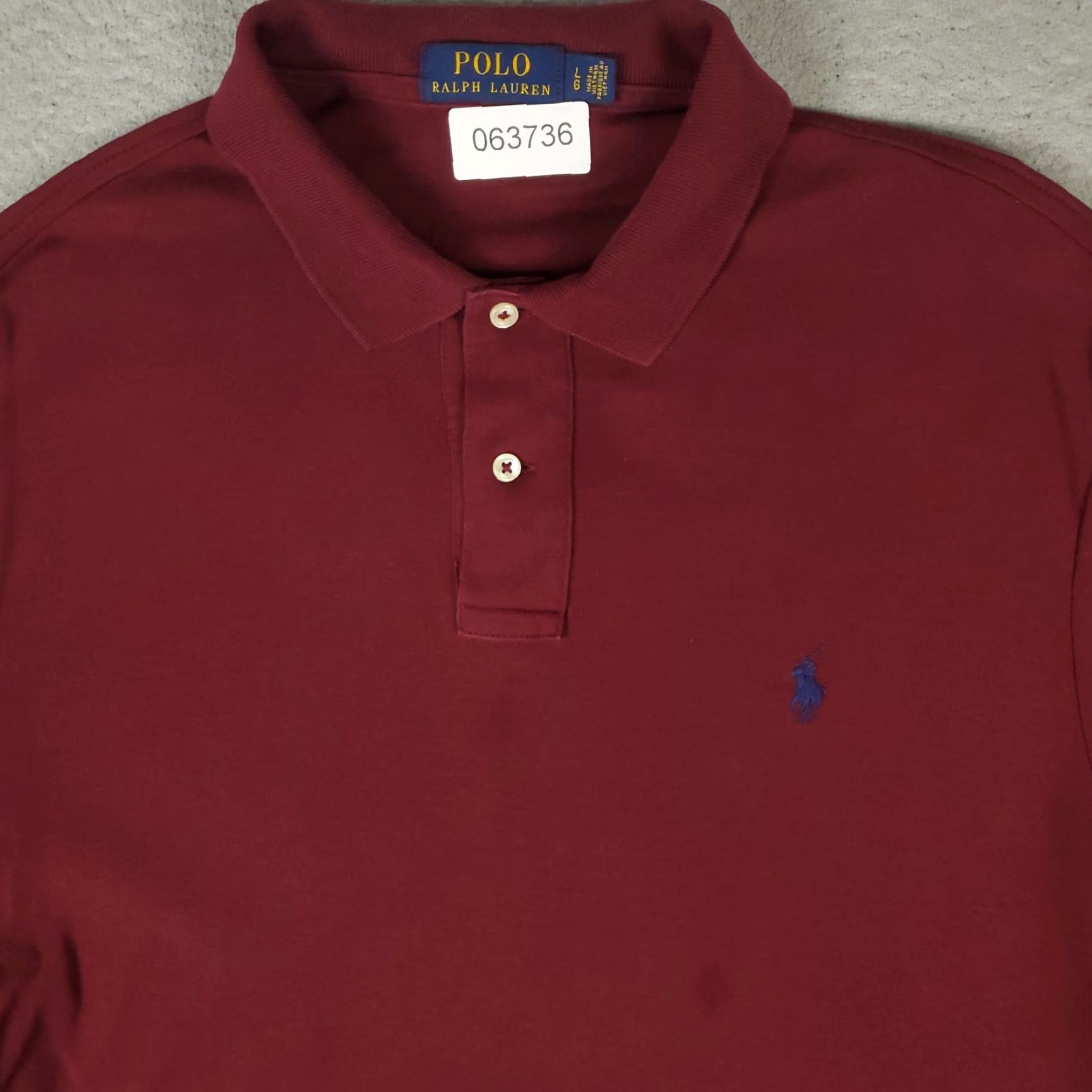 Ralph Lauren Ralph Lauren Polo Shirt Mens Large Red Pony Polo Shirt Casual Short Sleeve - Men - Large - Red - Classic Polo Size US L / EU 52-54 / 3 - 2 Thumbnail