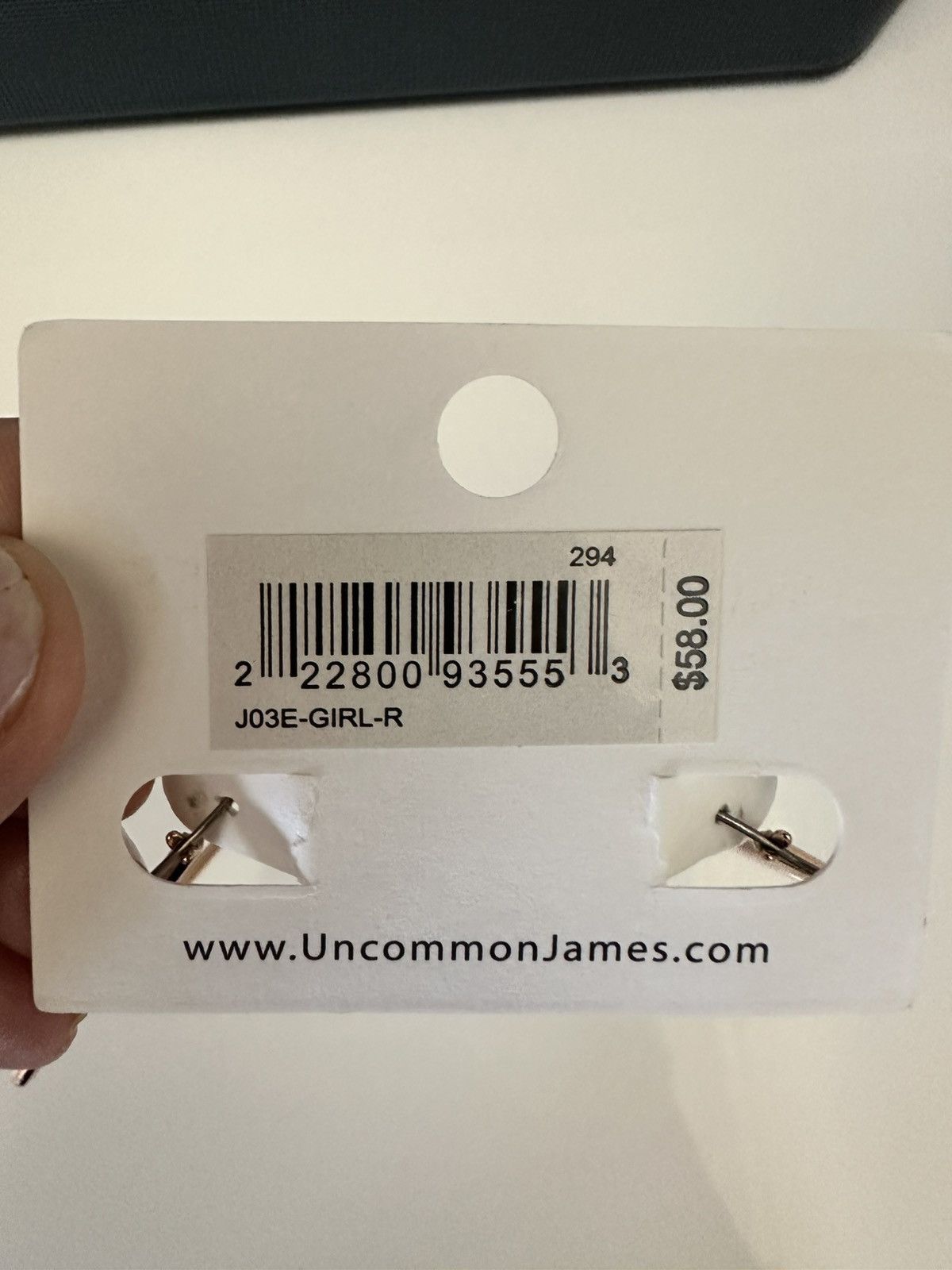 Other Uncommon James Rose Gold Girl Boss Hoop Earrings Size ONE SIZE - 3 Thumbnail