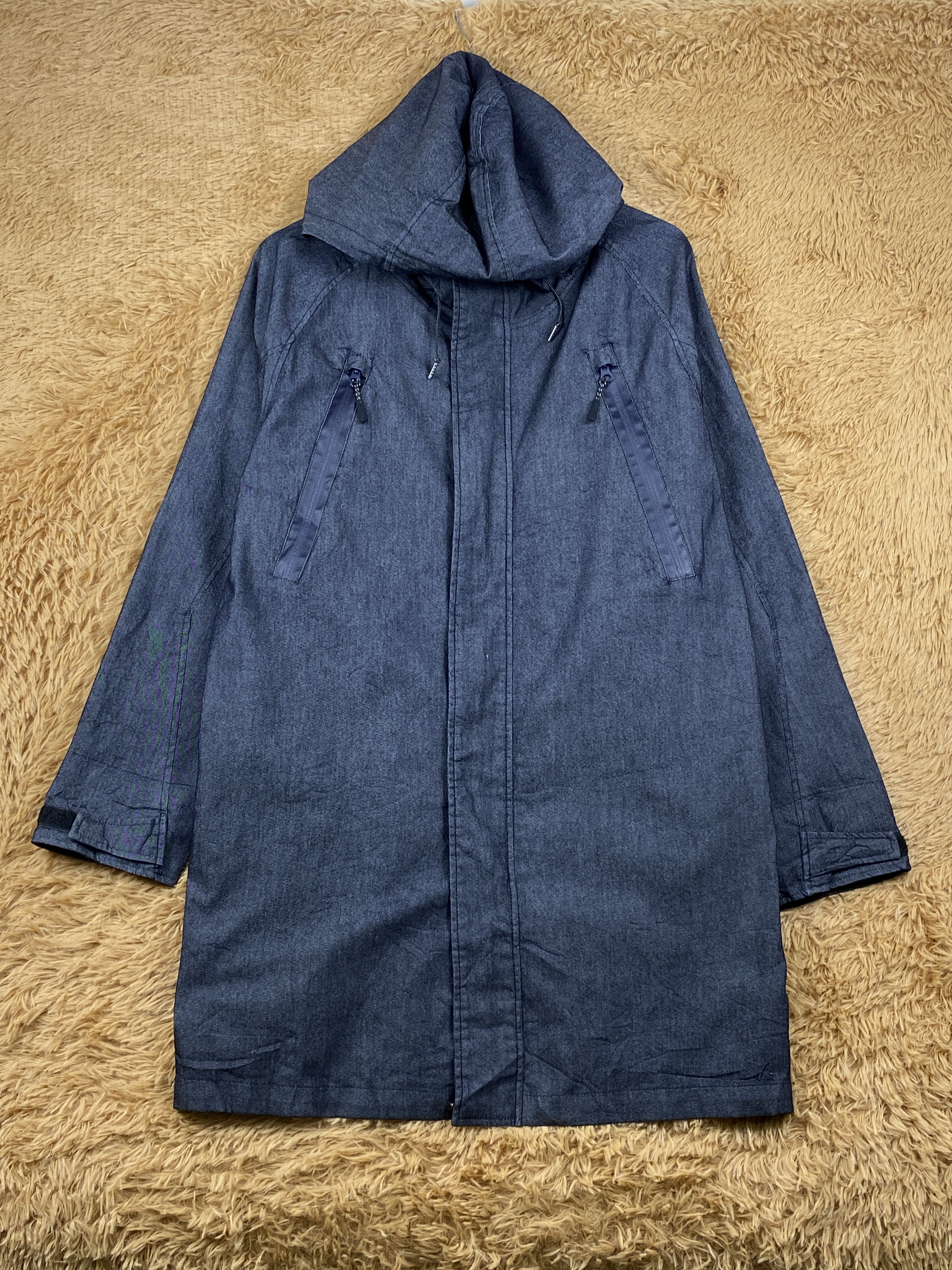 Japanese Brand Vintage Back Number Hoodie Long Jacket J1799 Size US M / EU 48-50 / 2 - 1 Thumbnail