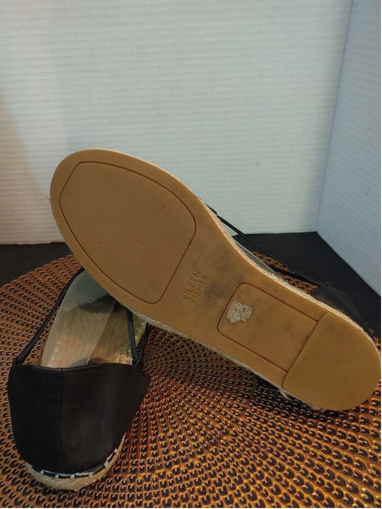 Eileen Fisher Eileen Fisher Leather Espadrilles Size 10 Size US 10 / IT 40 - 6 Thumbnail