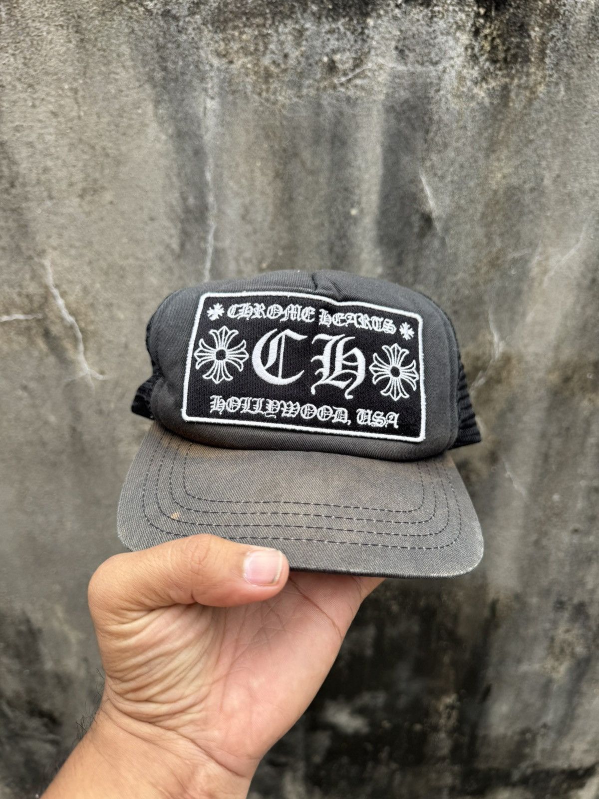 Chrome Hearts Chrome Hearts CH Mesh Cap Sunfaded Size ONE SIZE - 1 Thumbnail