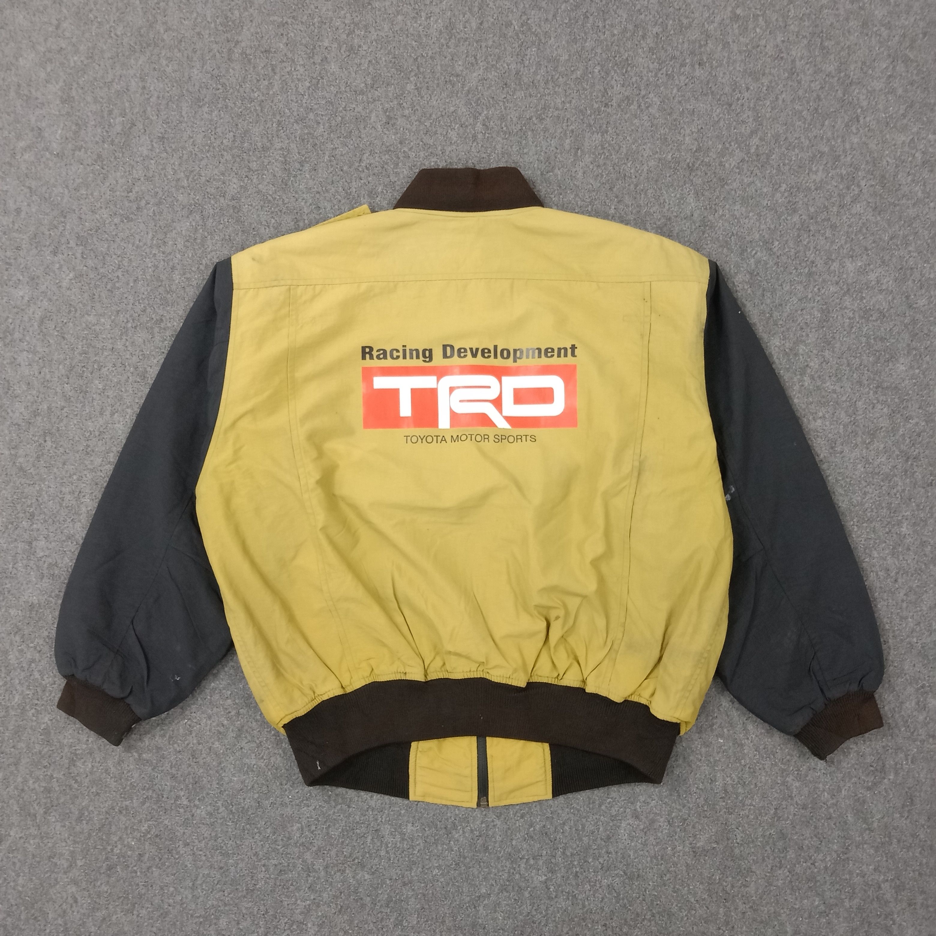 Japanese Brand × Vintage TRD Toyota Japanese Racing Team Bomber Jacket Size US XL / EU 56 / 4 - 1 Thumbnail