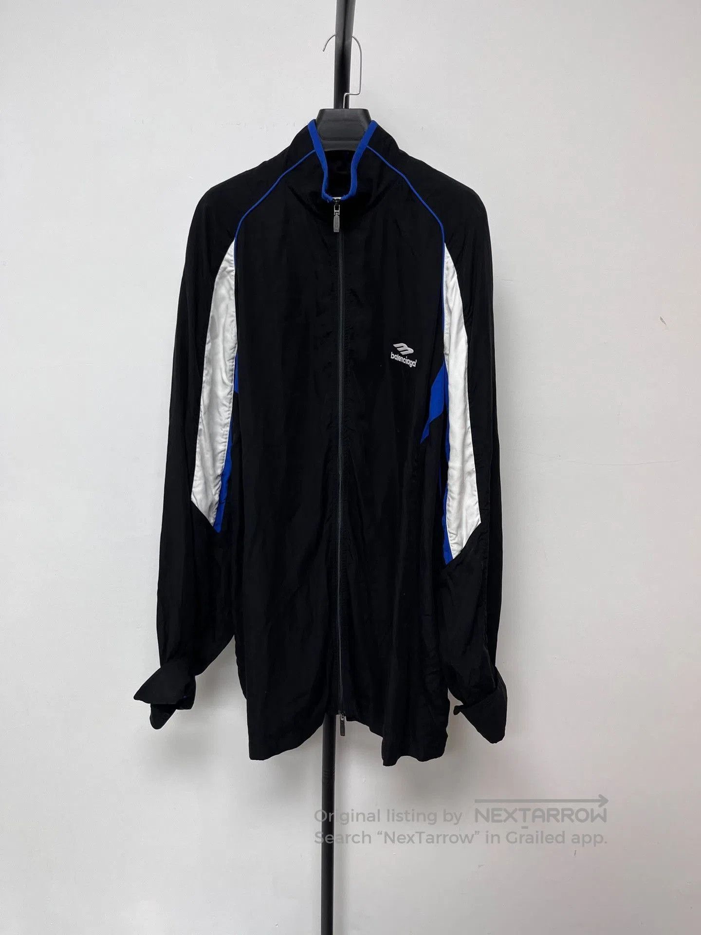 Balenciaga Balenciaga Logo Zip Stand Collar Jacket Women. Size L / US 10 / IT 46 - 1 Thumbnail