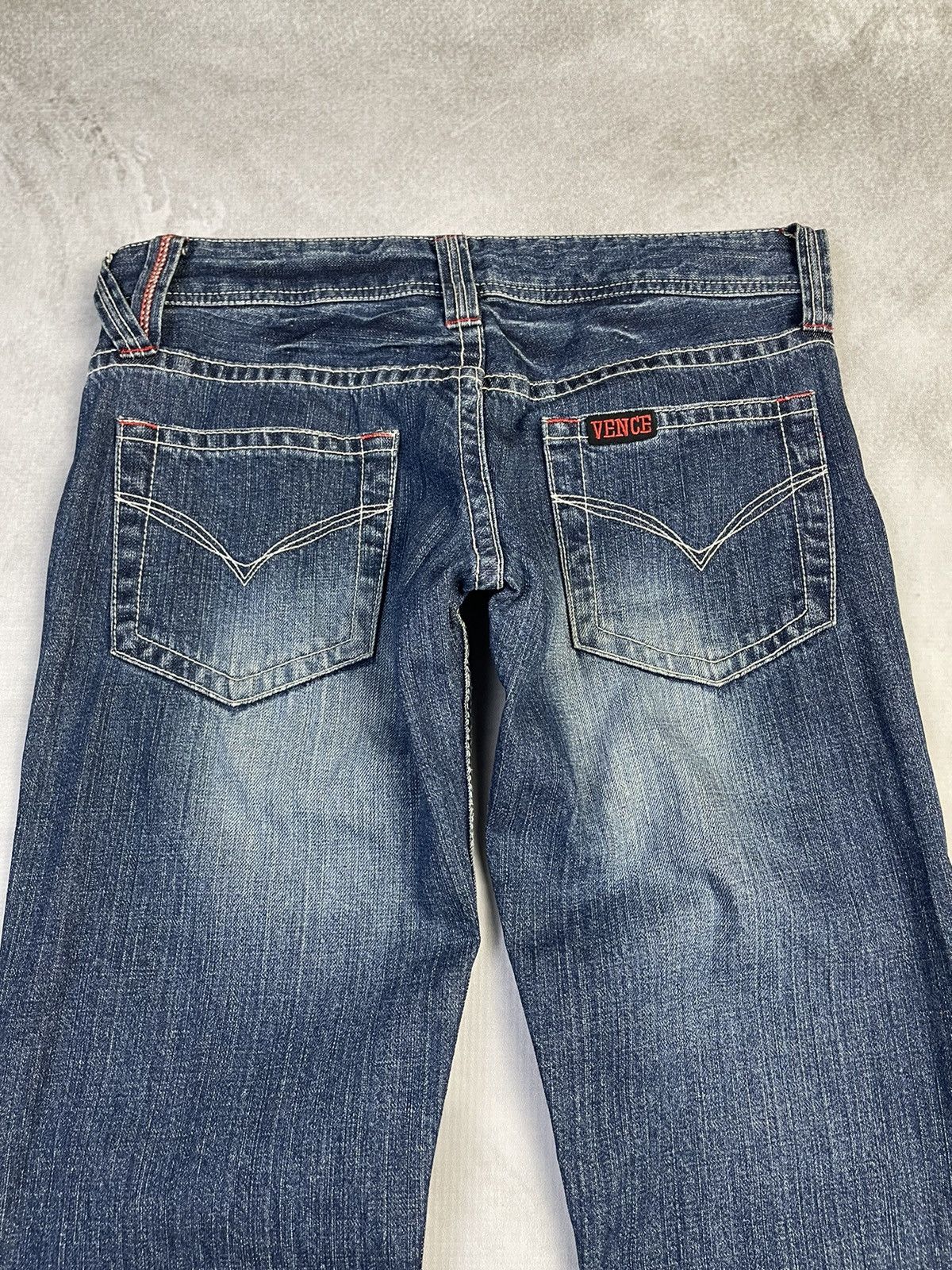 If Six Was Nine 2000s Vence 🇯🇵 Spiral Cut Flare Jeans Size US 30 / EU 46 - 7 Thumbnail