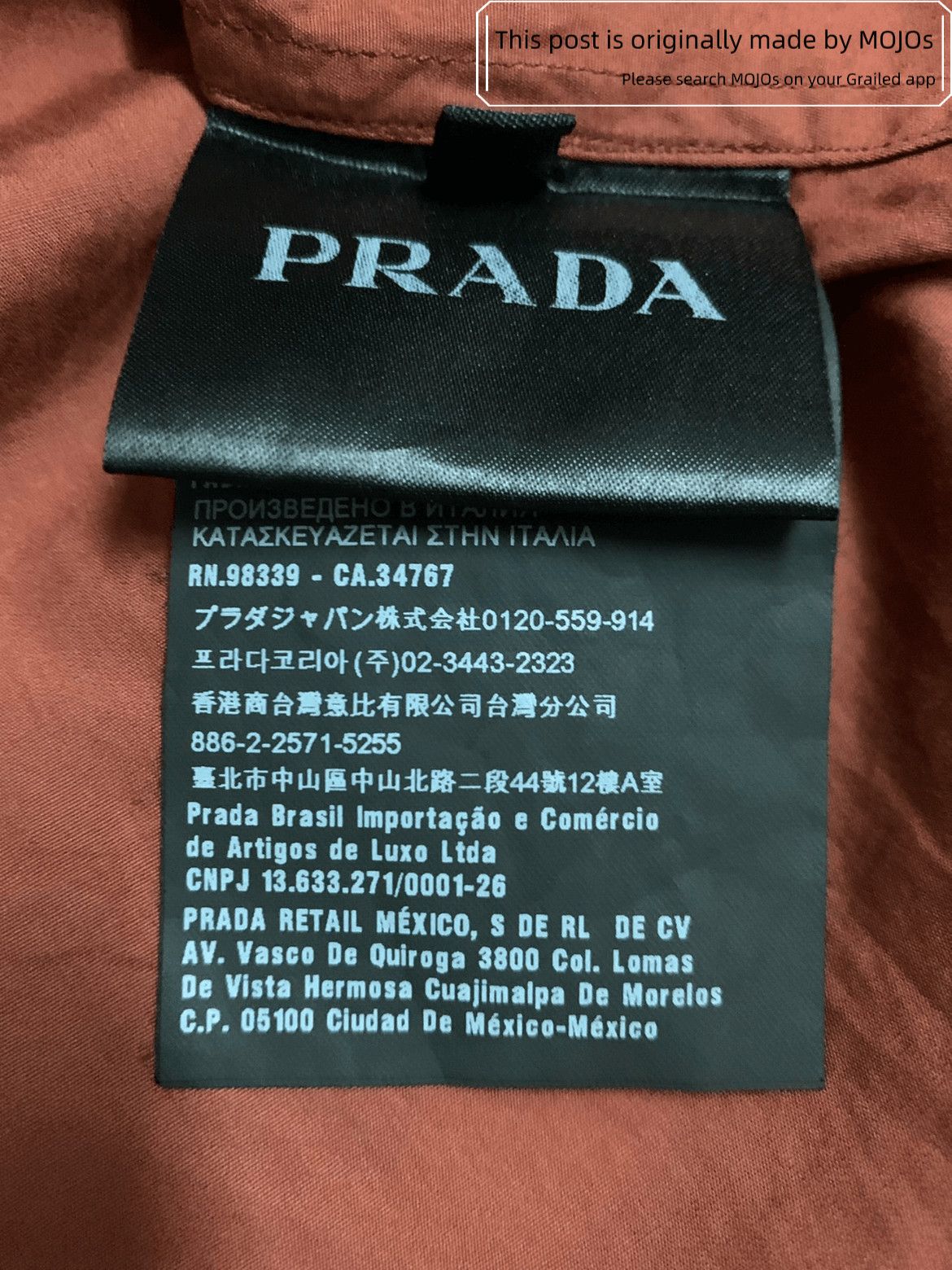 Prada Prada Joint Color Shirt Jacket Size US L / EU 52-54 / 3 - 4 Thumbnail