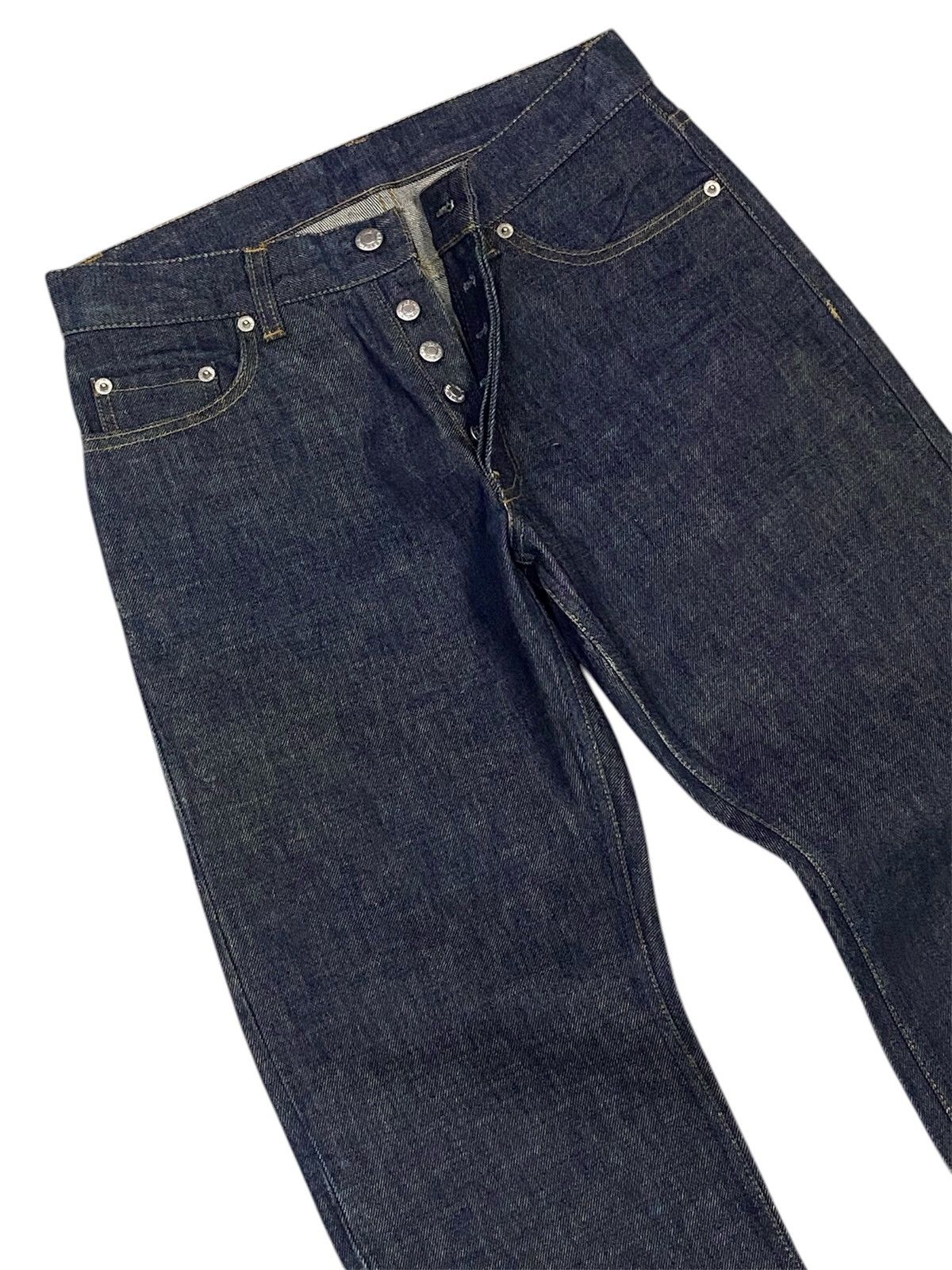 Helmut Lang Helmut Lang 1999 Classic Cut Raw Denim Pants Size US 29 - 4 Thumbnail