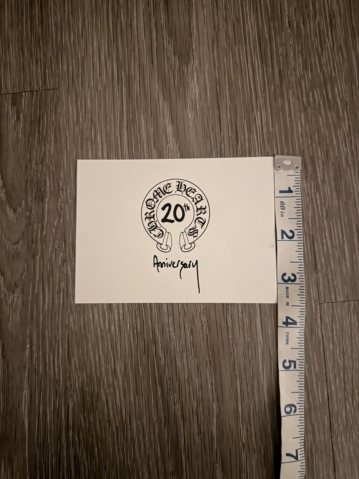 Chrome Hearts Chrome Hearts Tokyo 20th Anniversary VIP Invitation Card Size ONE SIZE - 7 Thumbnail