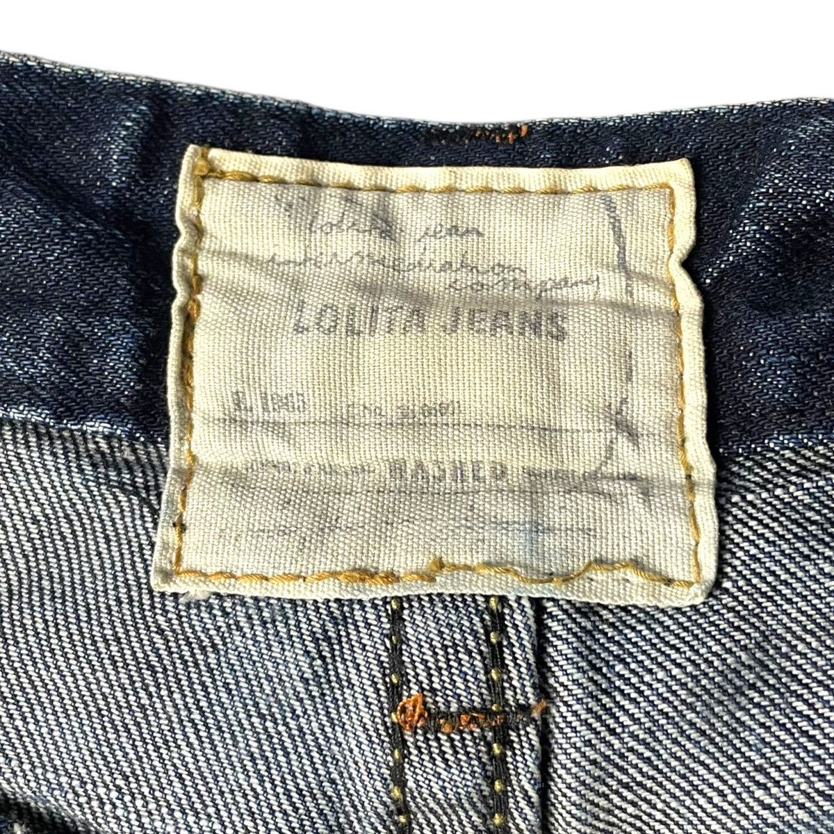If Six Was Nine × Japanese Brand × Le Grande Bleu (L.G.B.) 🇯🇵 LOLITA WASHED EXOTIC BUCKLE VINTAGE DENIM PANTS Size US 30 / EU 46 - 13 Thumbnail