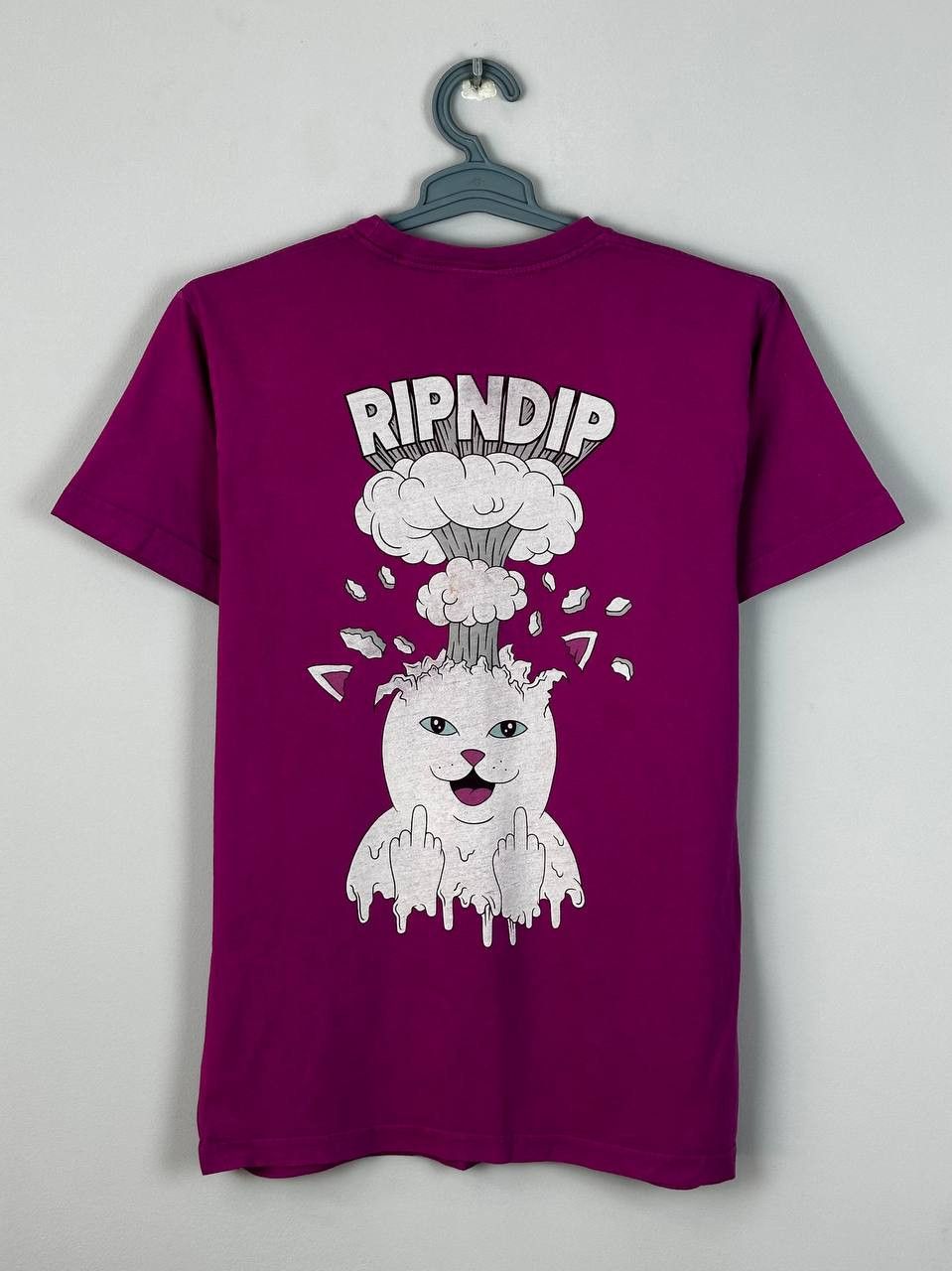 RIPNDIP Vintage Purple T-Shirt RipNDip Big Print Nerm Cat Size US M / EU 48-50 / 2 - 1 Thumbnail